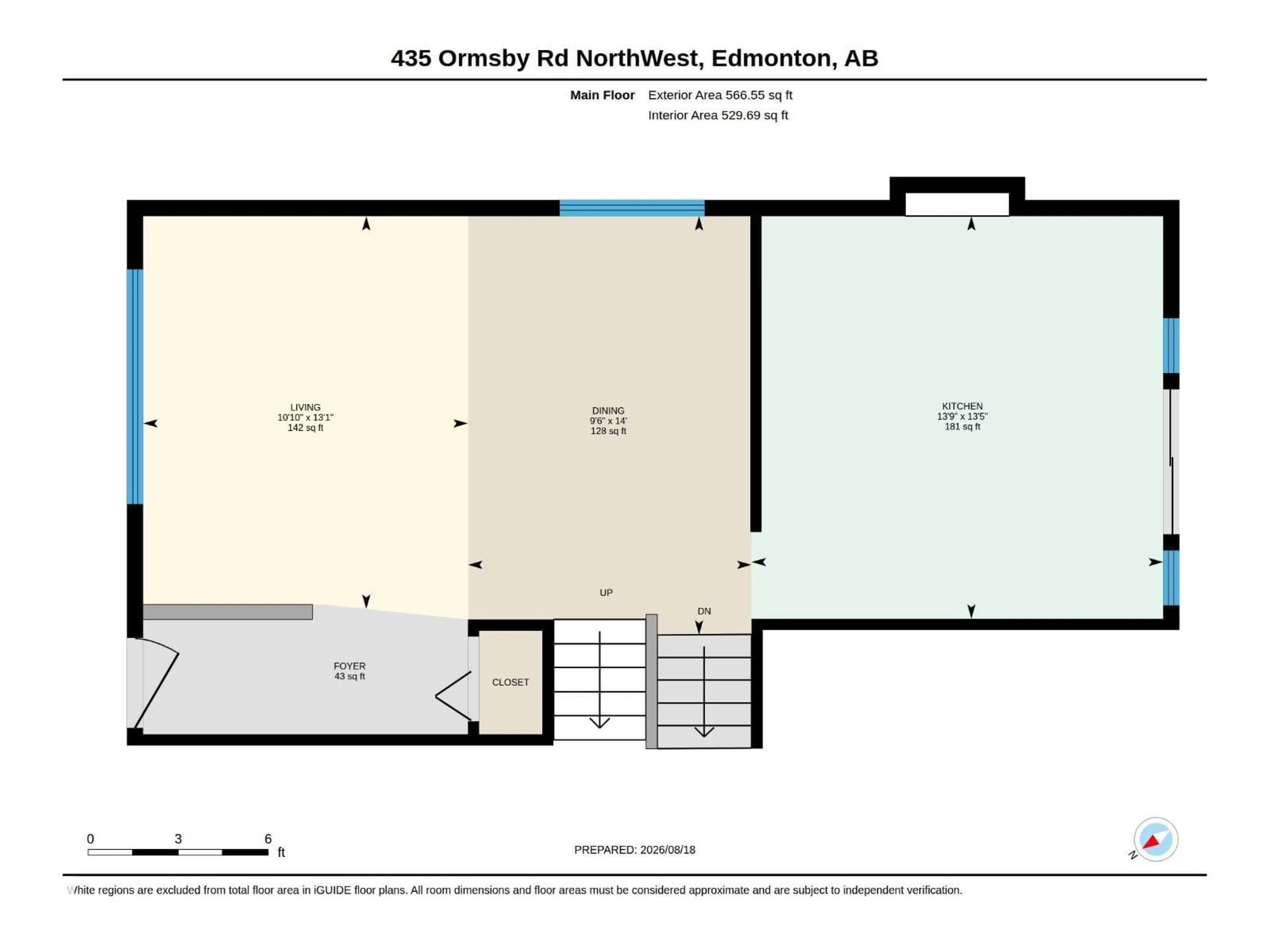 Floor plan for 435 ORMSBY RD, Edmonton Alberta T5T5S5