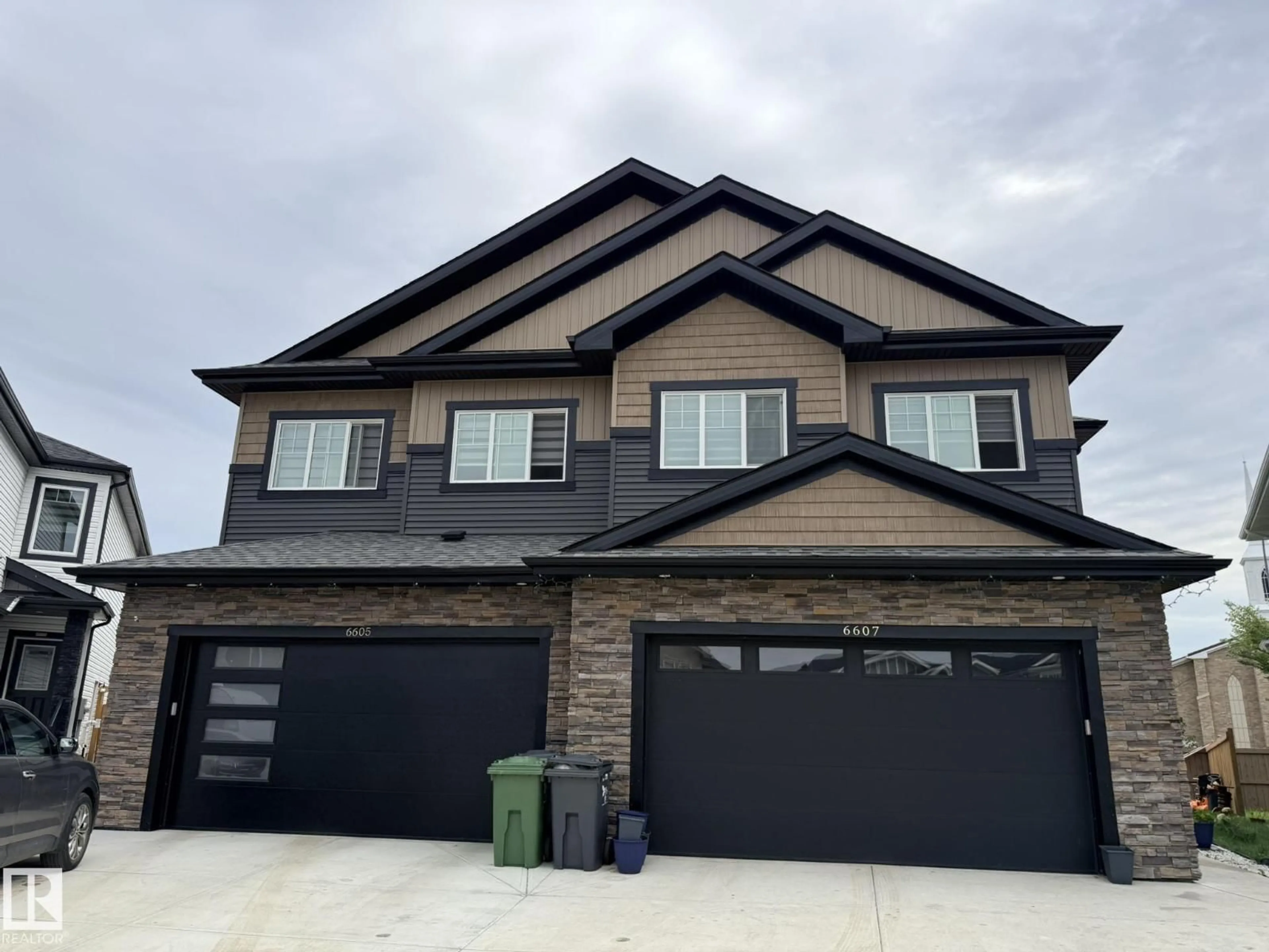 Home with vinyl exterior material, street for 6605 50A AV, Beaumont Alberta T4X3A8