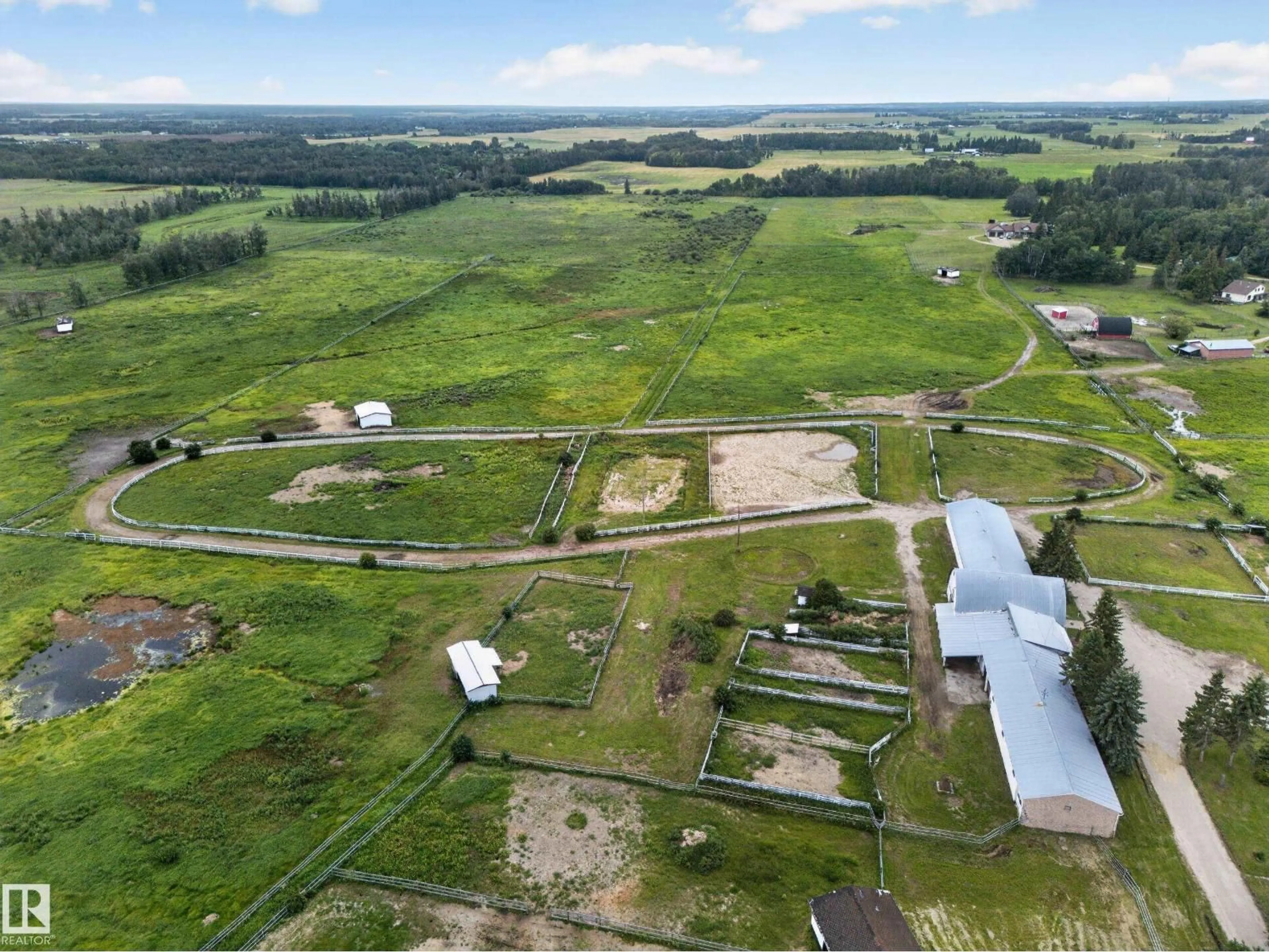A pic from outside/outdoor area/front of a property/back of a property/a pic from drone, unknown for 51208 RANGE ROAD 270, Rural Parkland County Alberta T7Y1G7