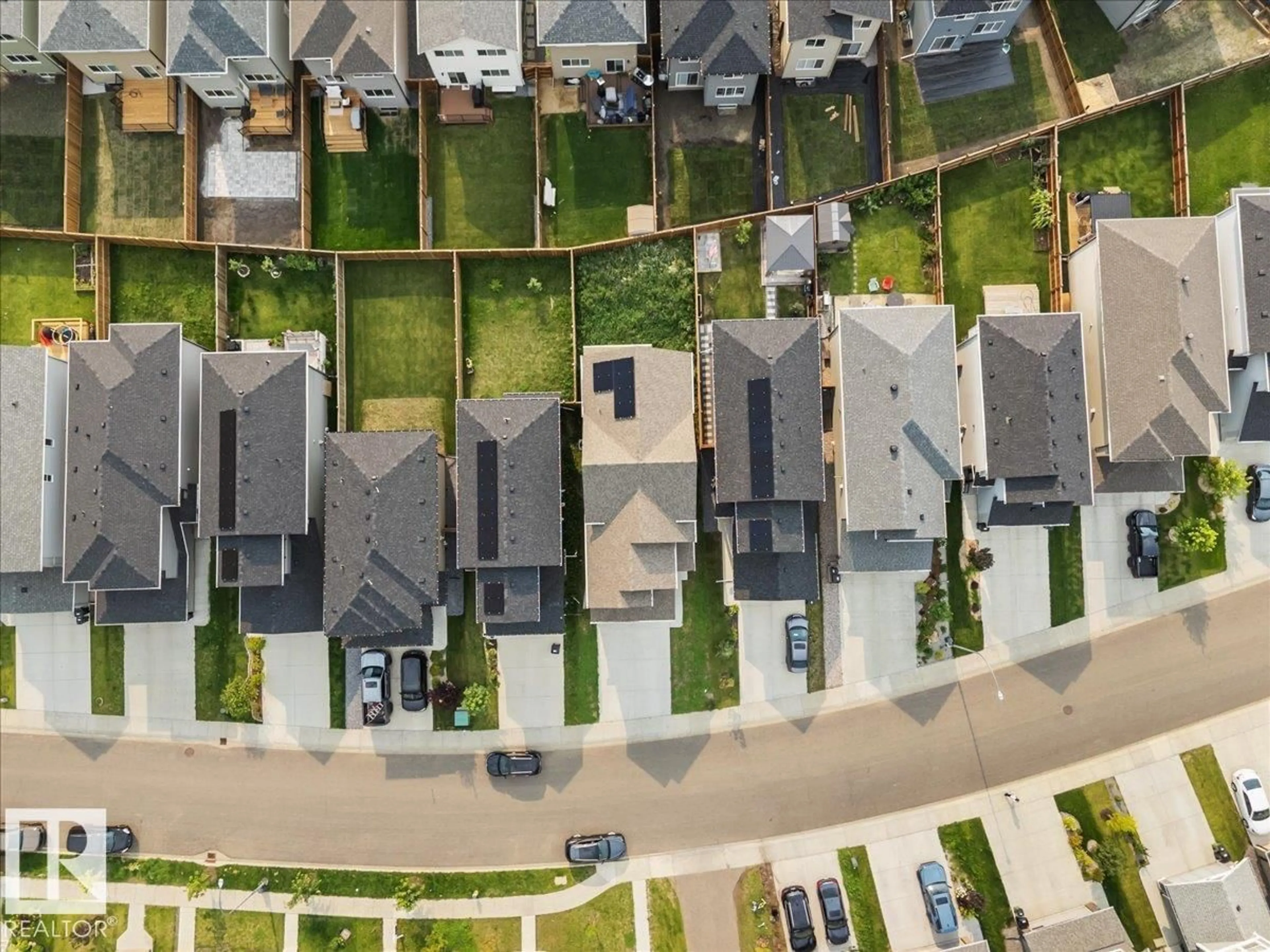 A pic from outside/outdoor area/front of a property/back of a property/a pic from drone, street for NW - 9340 226 ST, Edmonton Alberta T5T7R5