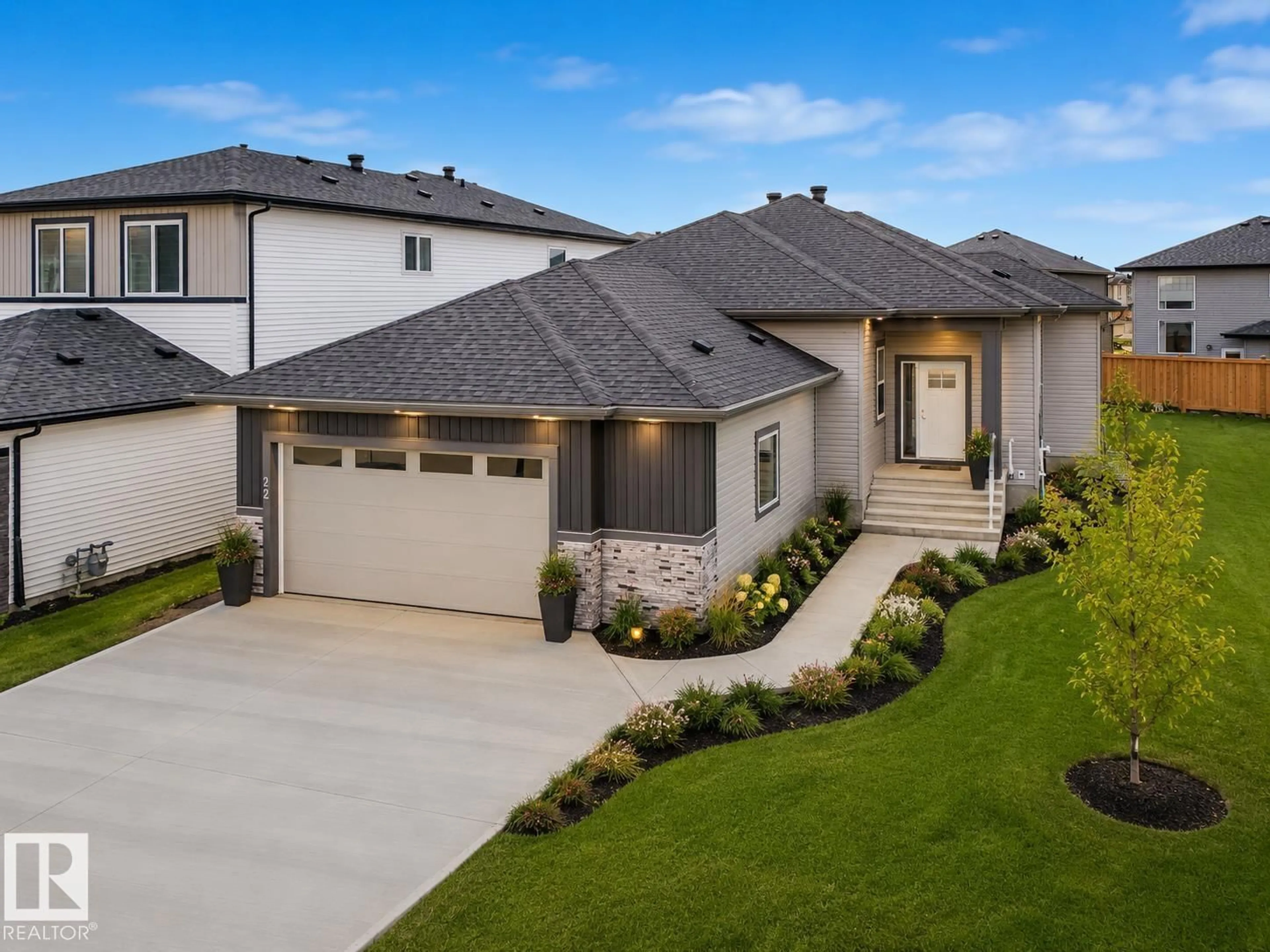 Home with brick exterior material, street for 22 DALQUIST BAY, Leduc Alberta T9E1N7