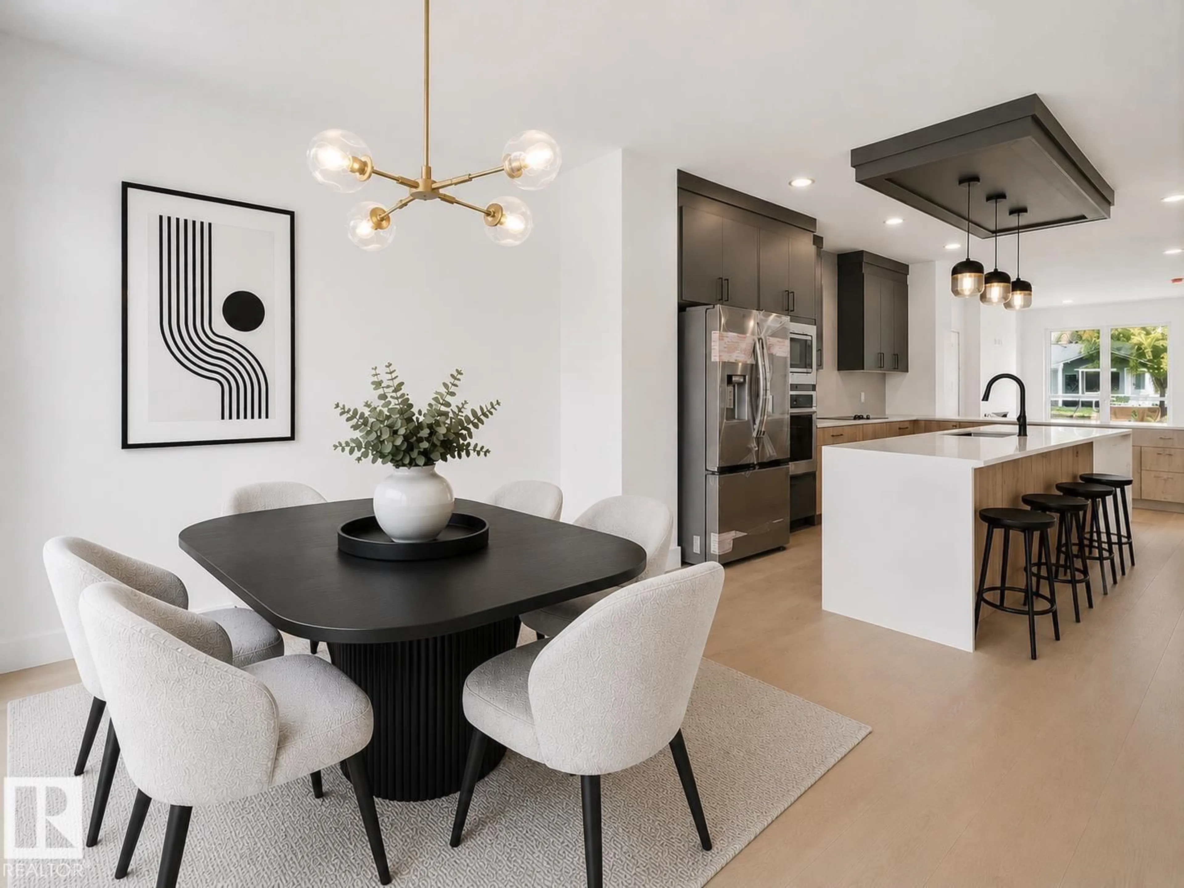 Open concept kitchen, unknown for NW - 13843 110A AV, Edmonton Alberta T5M2N1