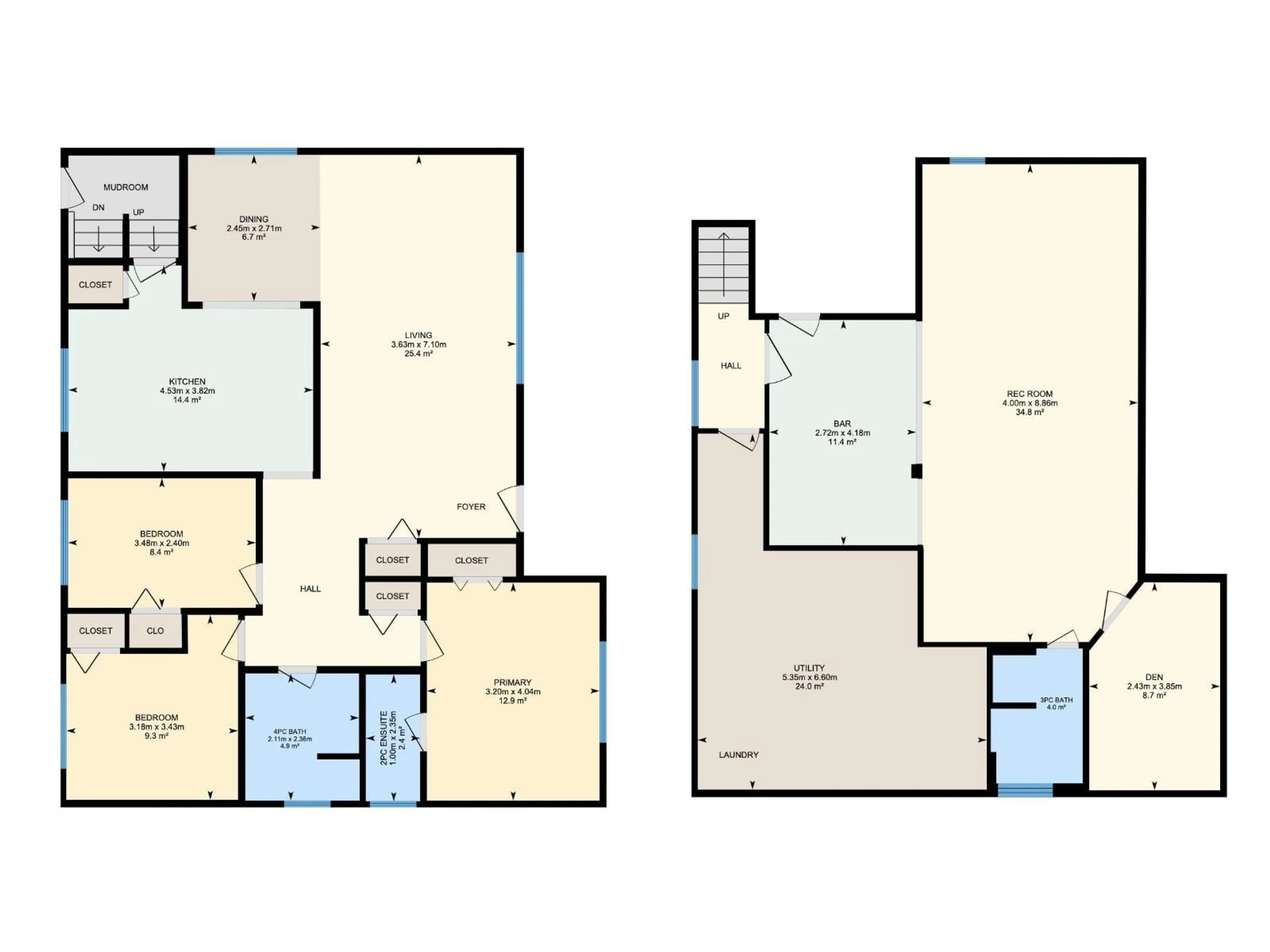 Floor plan for 7120 139 AV, Edmonton Alberta T5C2M2