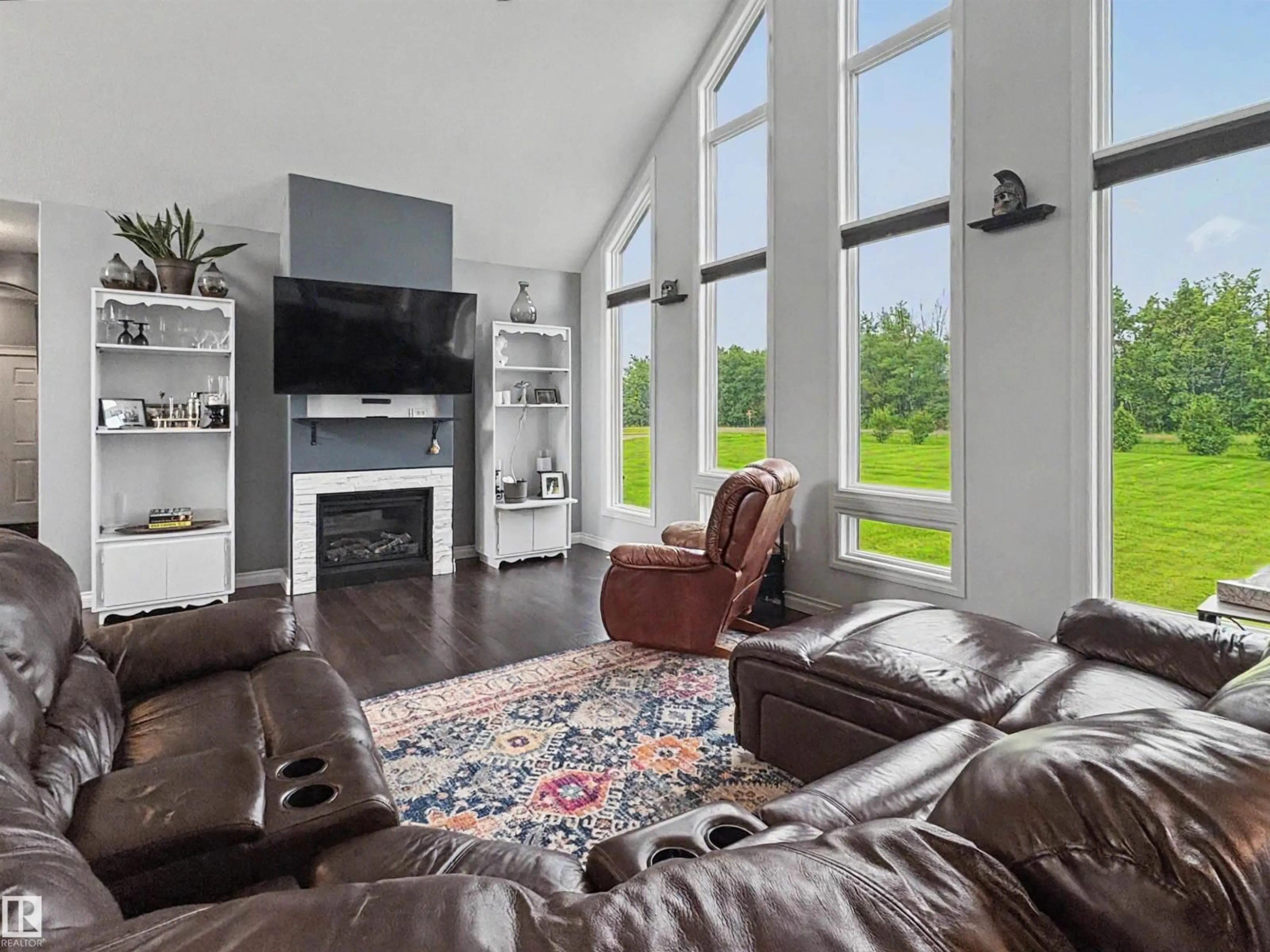 Living room with furniture, unknown for 22 45416 TWP RD 593 A, Rural Bonnyville M.D. Alberta T9N2J6