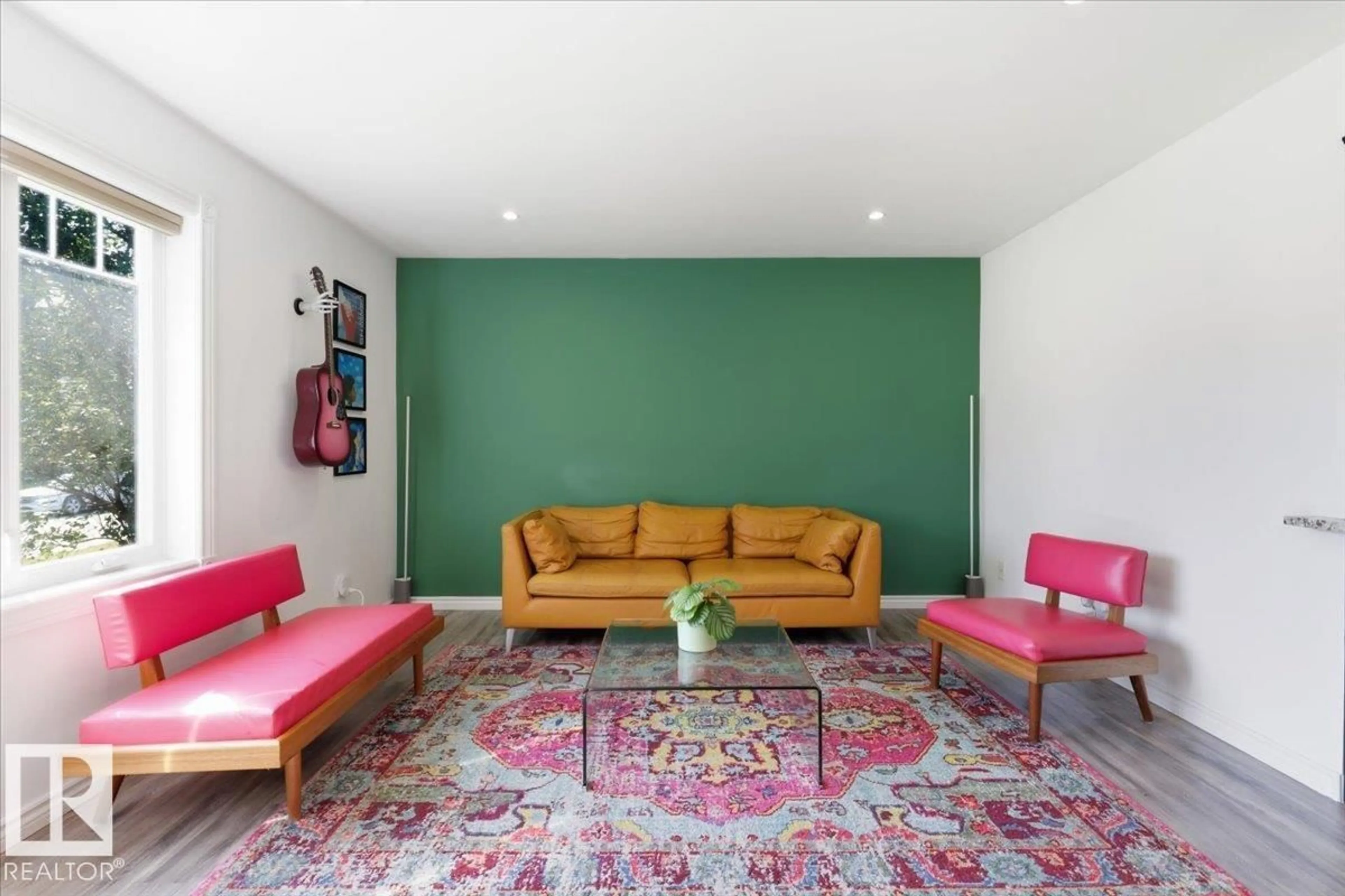 Living room with furniture, unknown for NW - 10834 134 ST, Edmonton Alberta T5M1H8