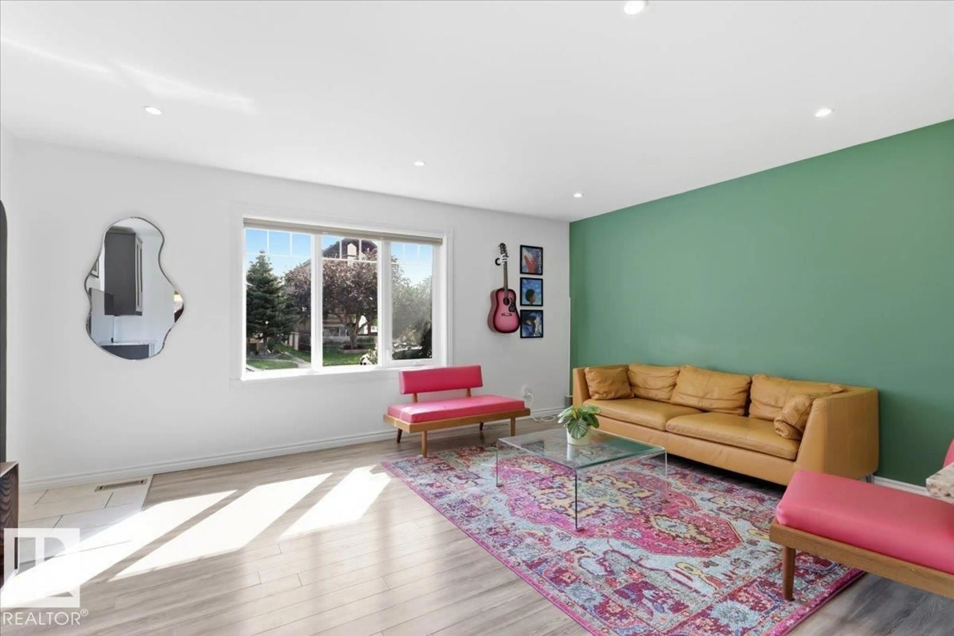 Living room with furniture, unknown for NW - 10834 134 ST, Edmonton Alberta T5M1H8
