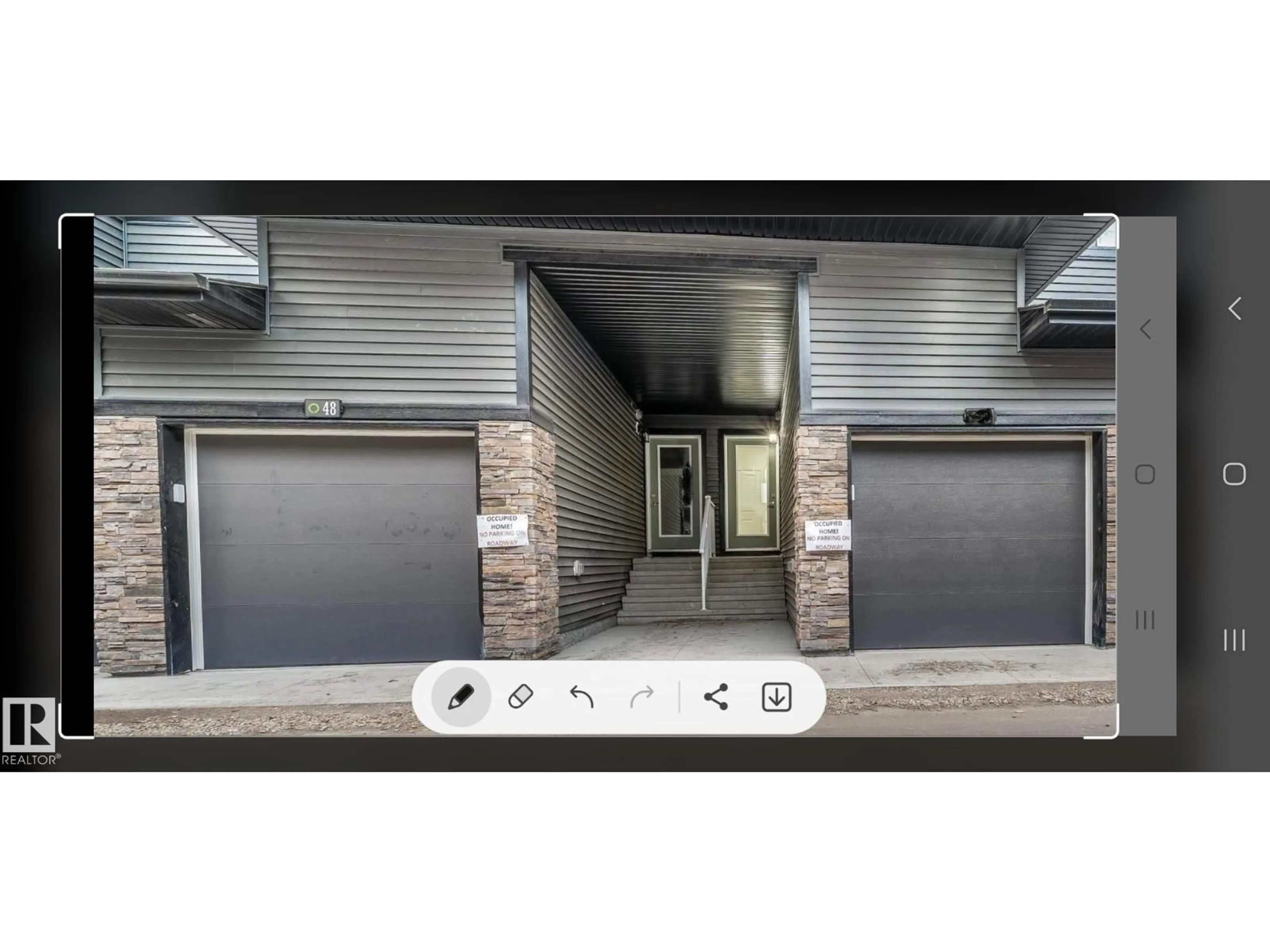 Indoor garage for #48 - 2710 66 ST, Edmonton Alberta T6X3H4