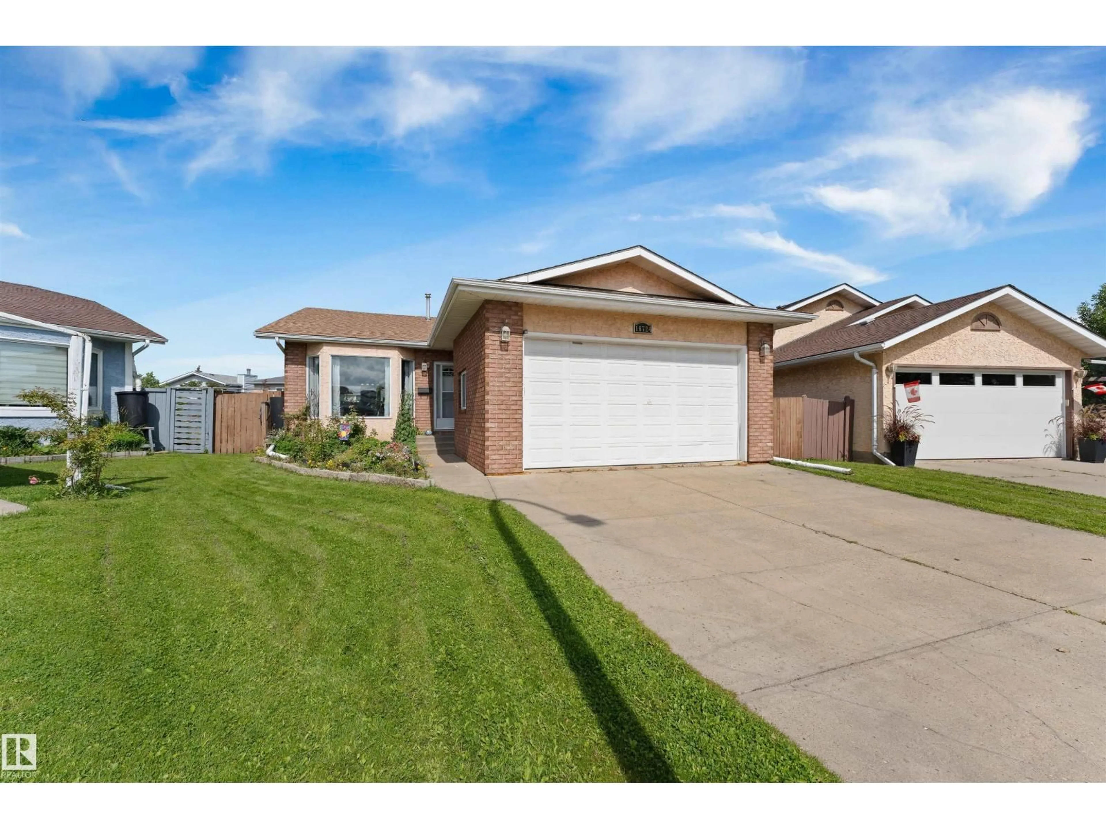 Home with brick exterior material, street for NW - 16724 88 ST, Edmonton Alberta T5Z2X3