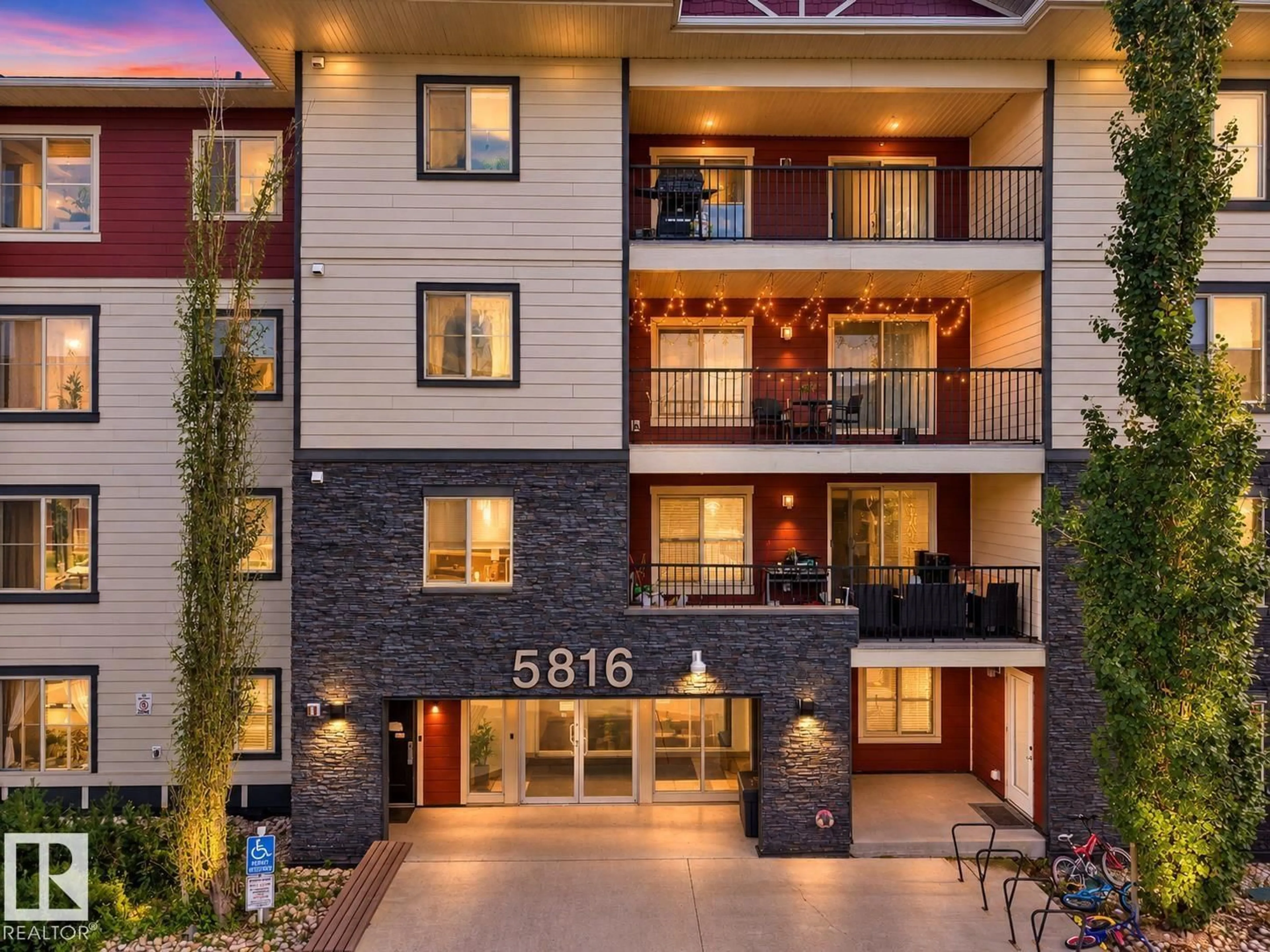 Home with brick exterior material, unknown for #205 - 5816 MULLEN PL, Edmonton Alberta T6R0W3