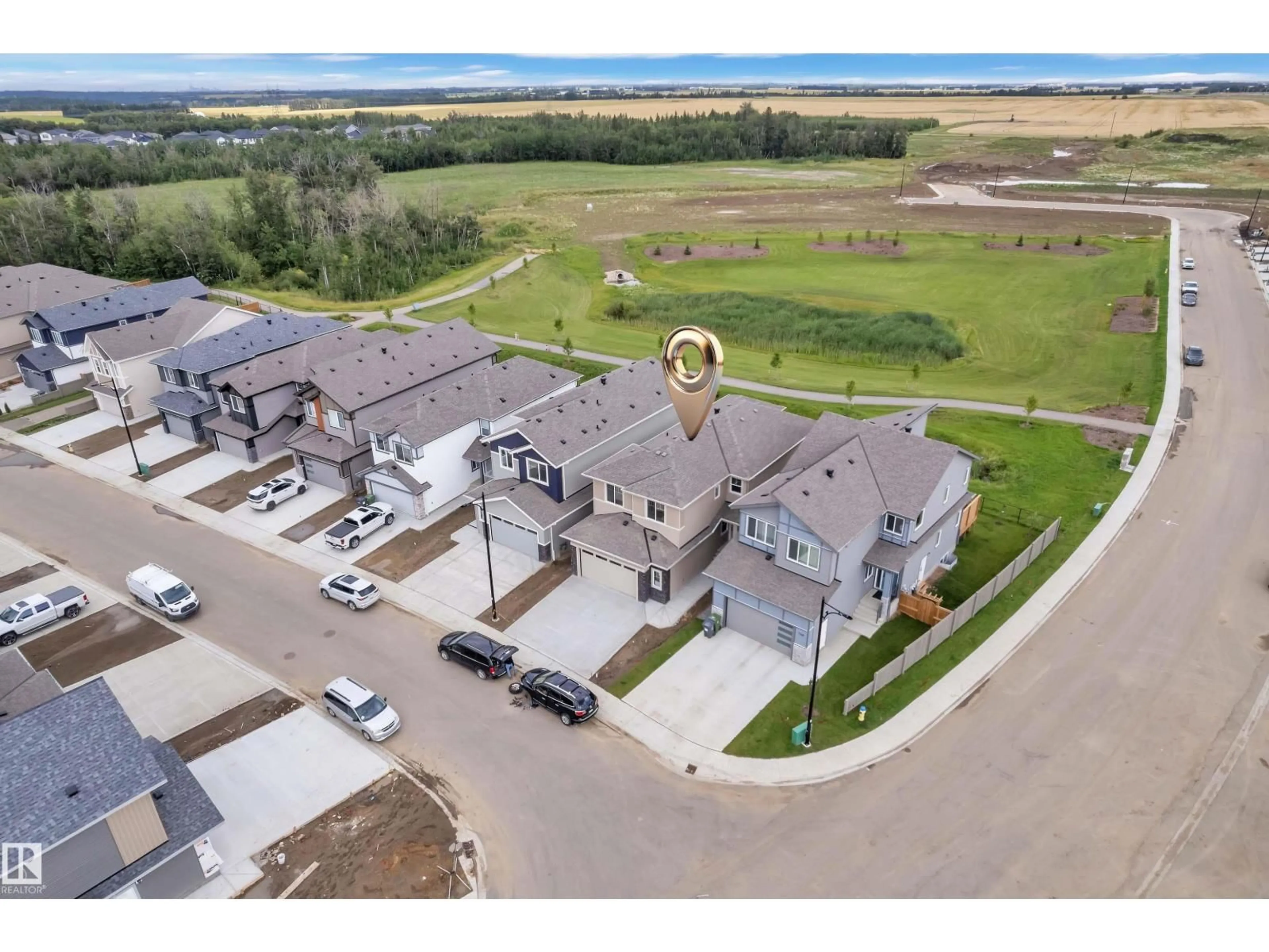 A pic from outside/outdoor area/front of a property/back of a property/a pic from drone, unknown for 764 ASTORIA WY, Devon Alberta T9G0M7