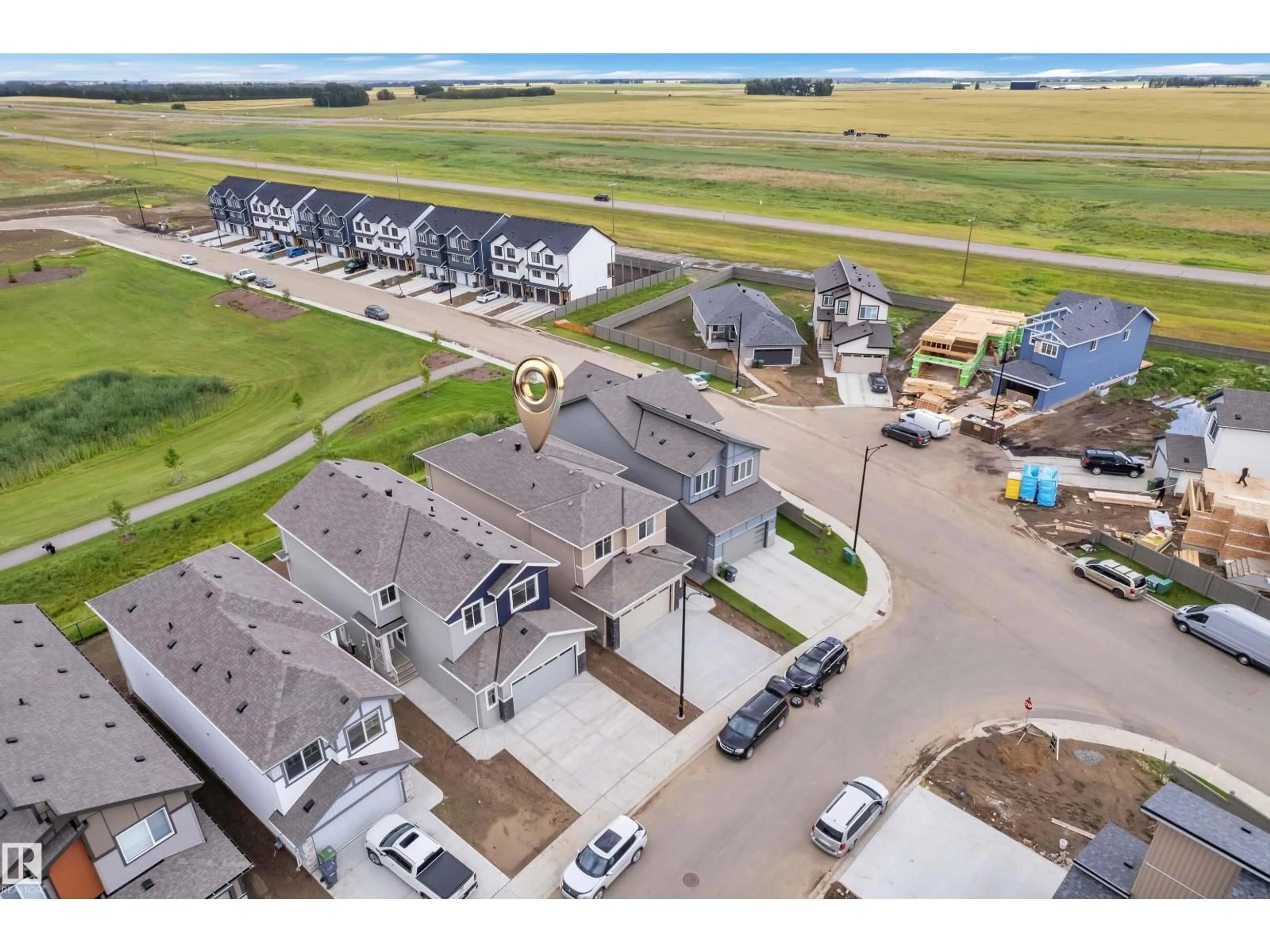 A pic from outside/outdoor area/front of a property/back of a property/a pic from drone, unknown for 764 ASTORIA WY, Devon Alberta T9G0M7