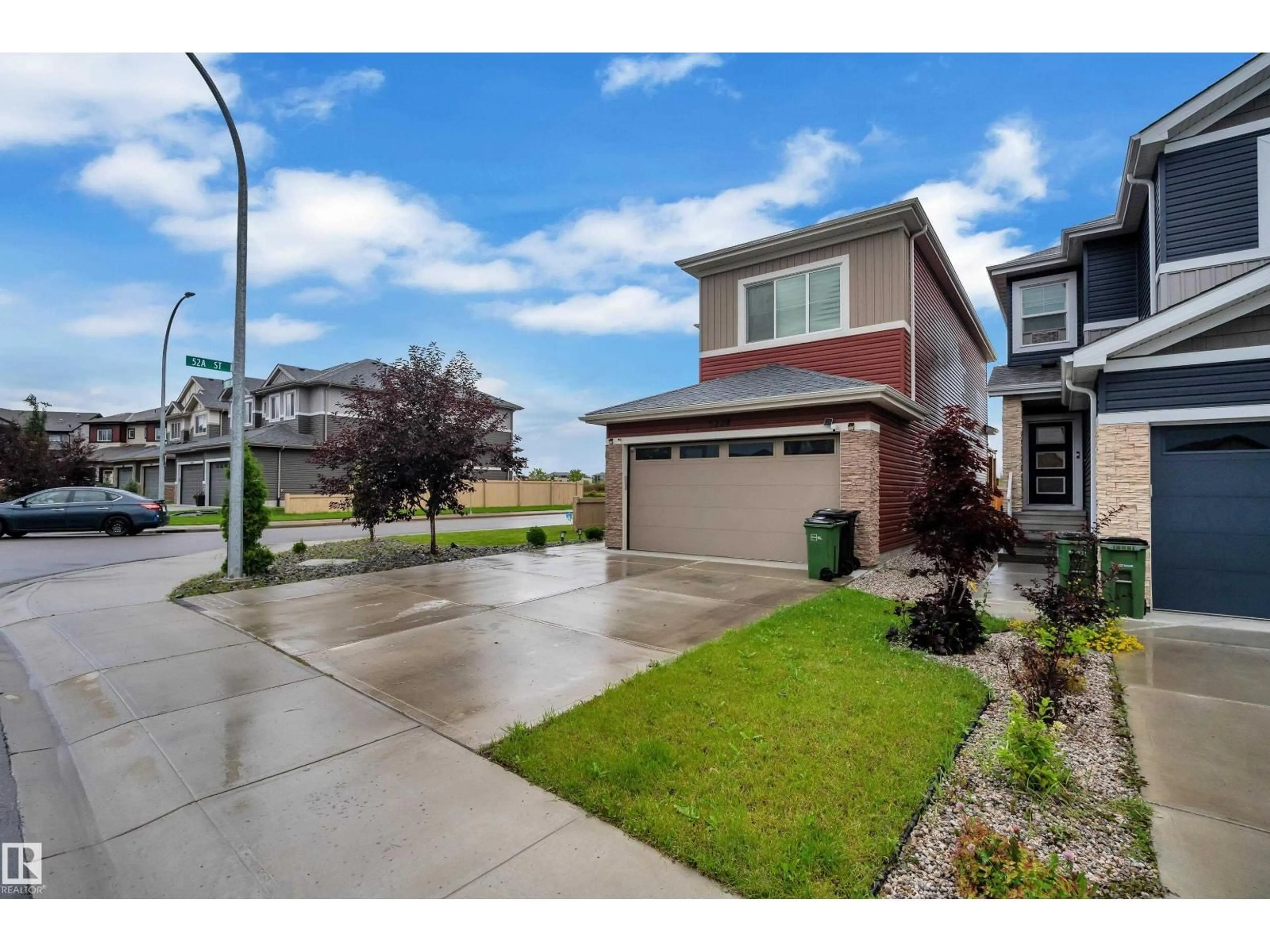 A pic from outside/outdoor area/front of a property/back of a property/a pic from drone, street for 5228 169 AVE, Edmonton Alberta T5Y0R7