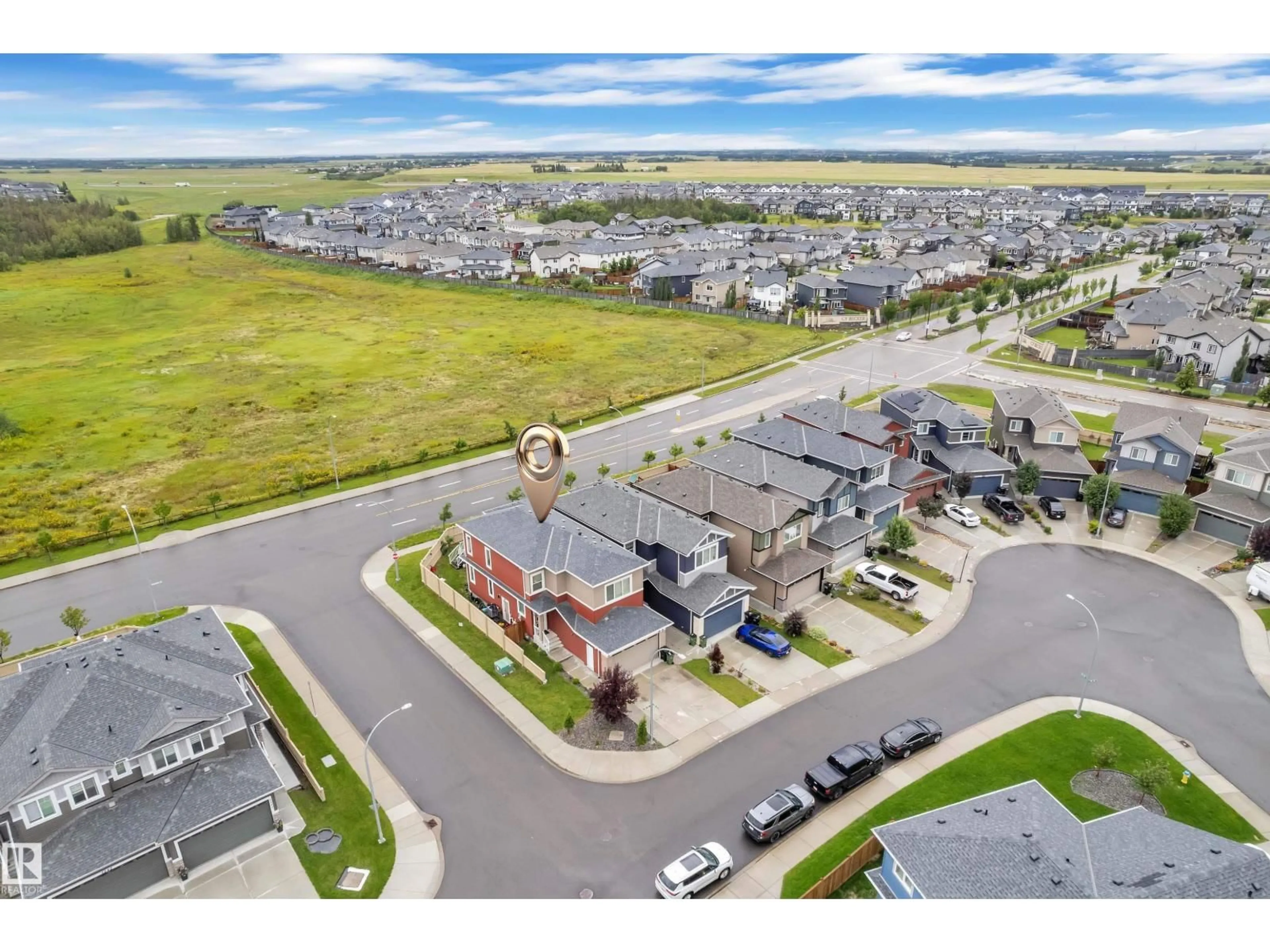 A pic from outside/outdoor area/front of a property/back of a property/a pic from drone, unknown for 5228 169 AVE, Edmonton Alberta T5Y0R7