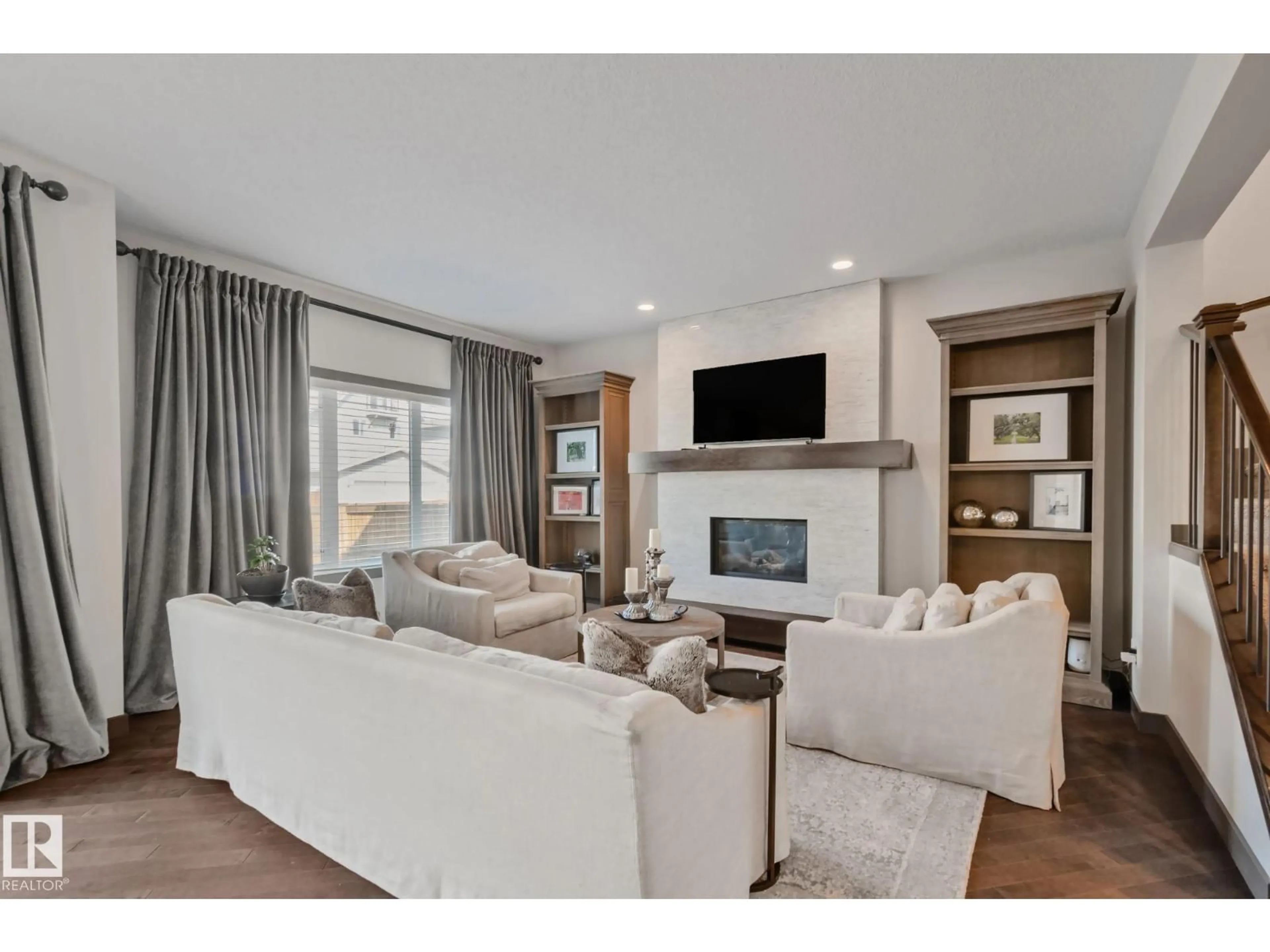 Living room with furniture, unknown for 1337 SECORD LD, Edmonton Alberta T5T5W7