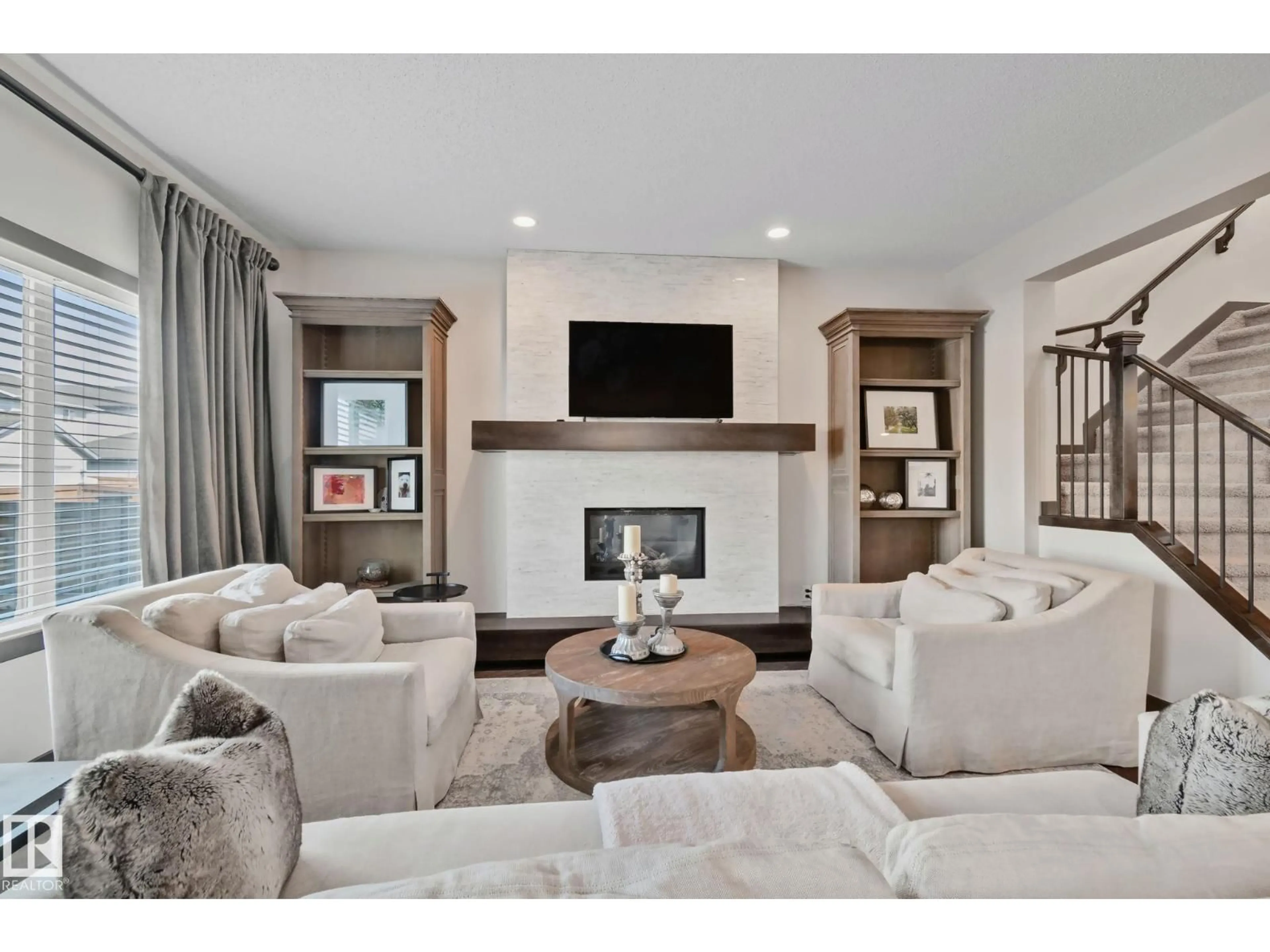 Living room with furniture, unknown for 1337 SECORD LD, Edmonton Alberta T5T5W7
