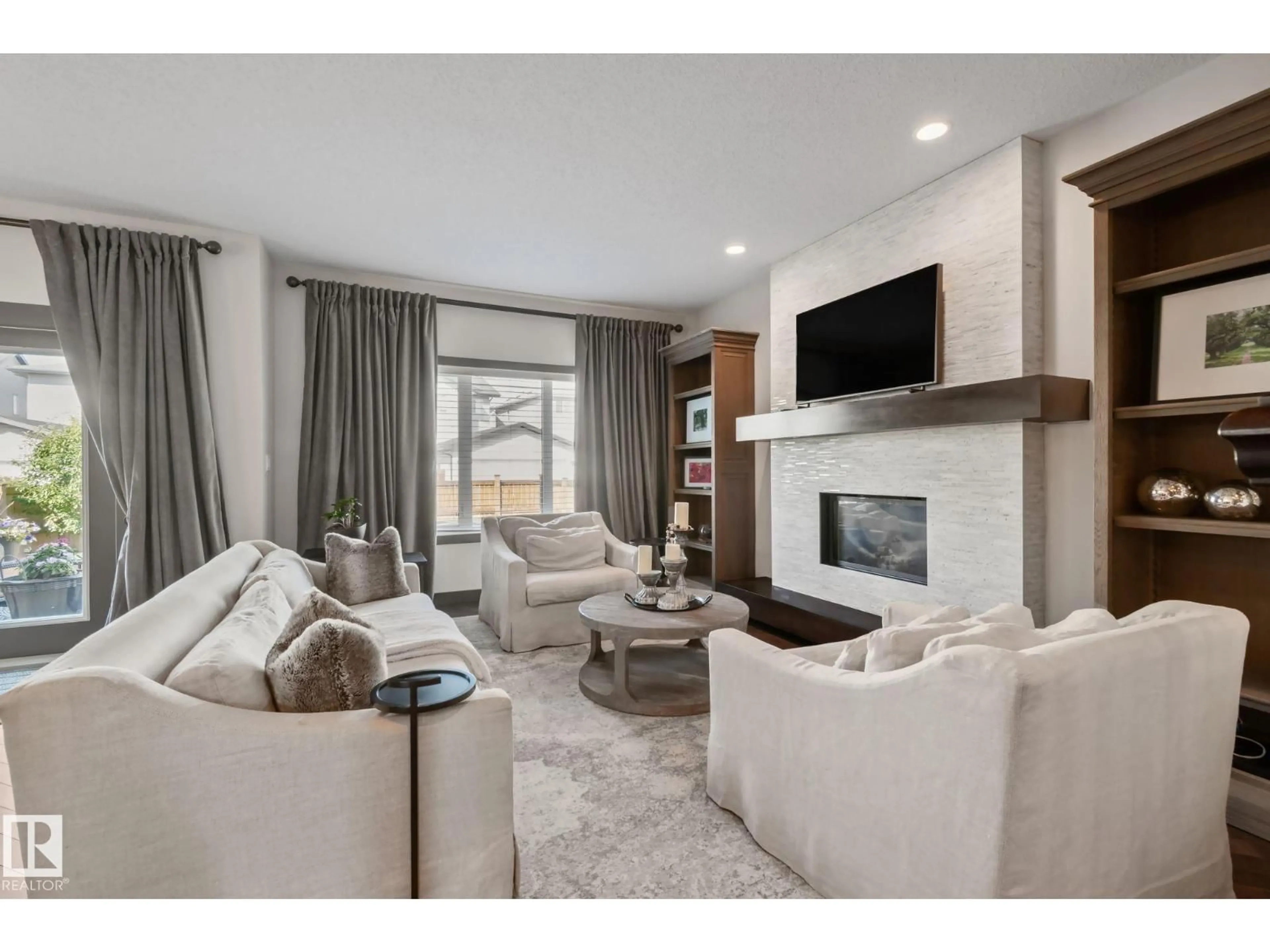 Living room with furniture, unknown for 1337 SECORD LD, Edmonton Alberta T5T5W7