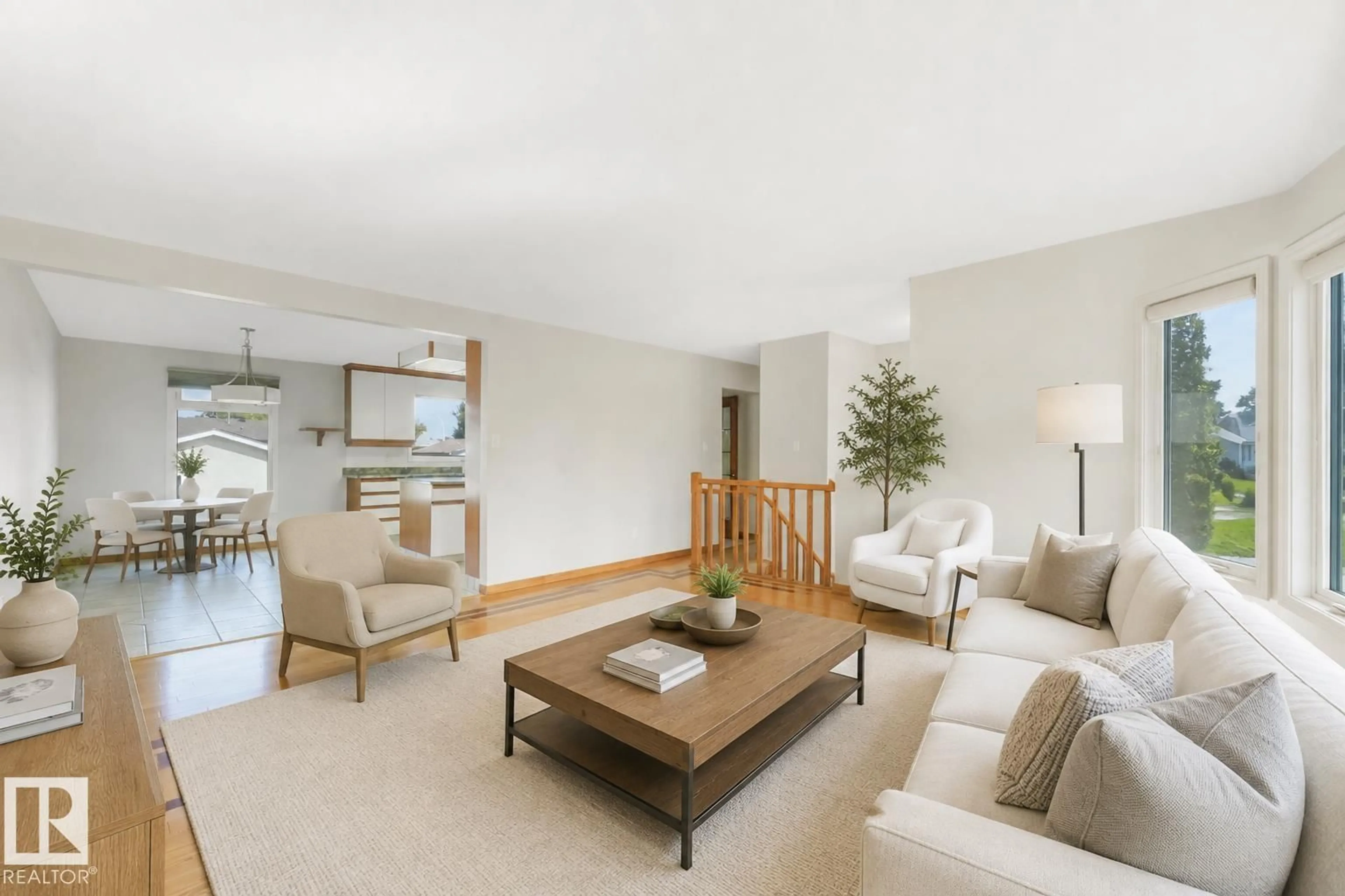 Living room with furniture, unknown for 8608 152A AV, Edmonton Alberta T5E3B2