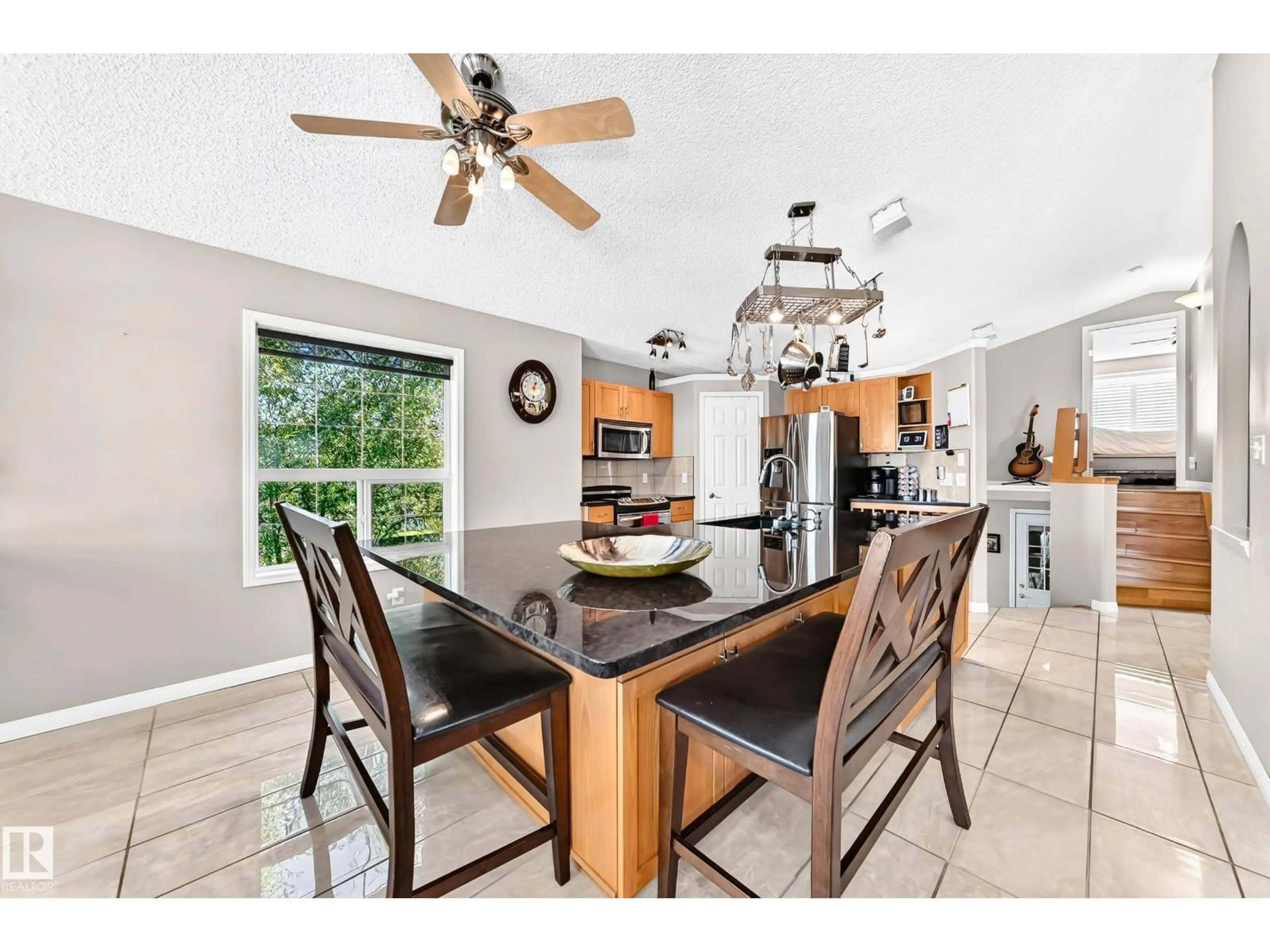 Open concept kitchen, ceramic/tile floor for 168 FOXHAVEN PL, Sherwood Park Alberta T8A5Y3