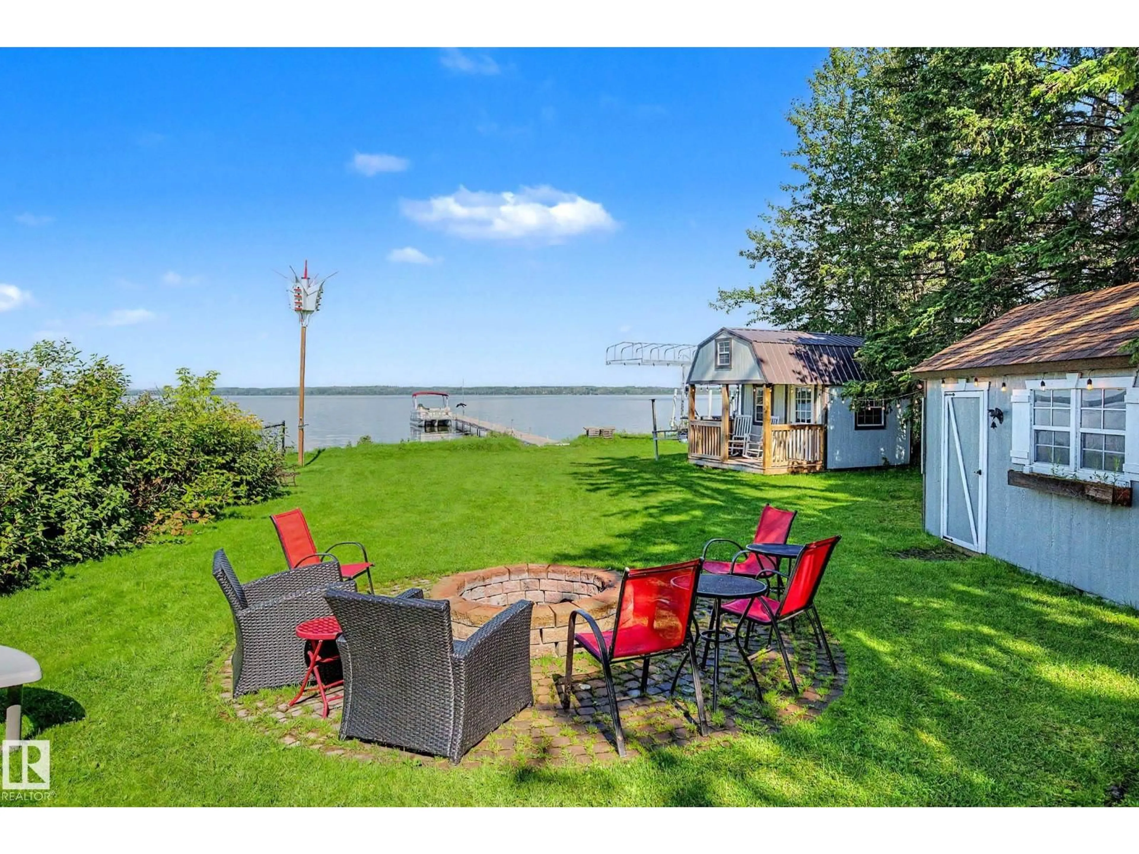 Patio, water/lake/river/ocean view for 624 LAKESHORE DR, Rural Wetaskiwin County Alberta T0C0T0