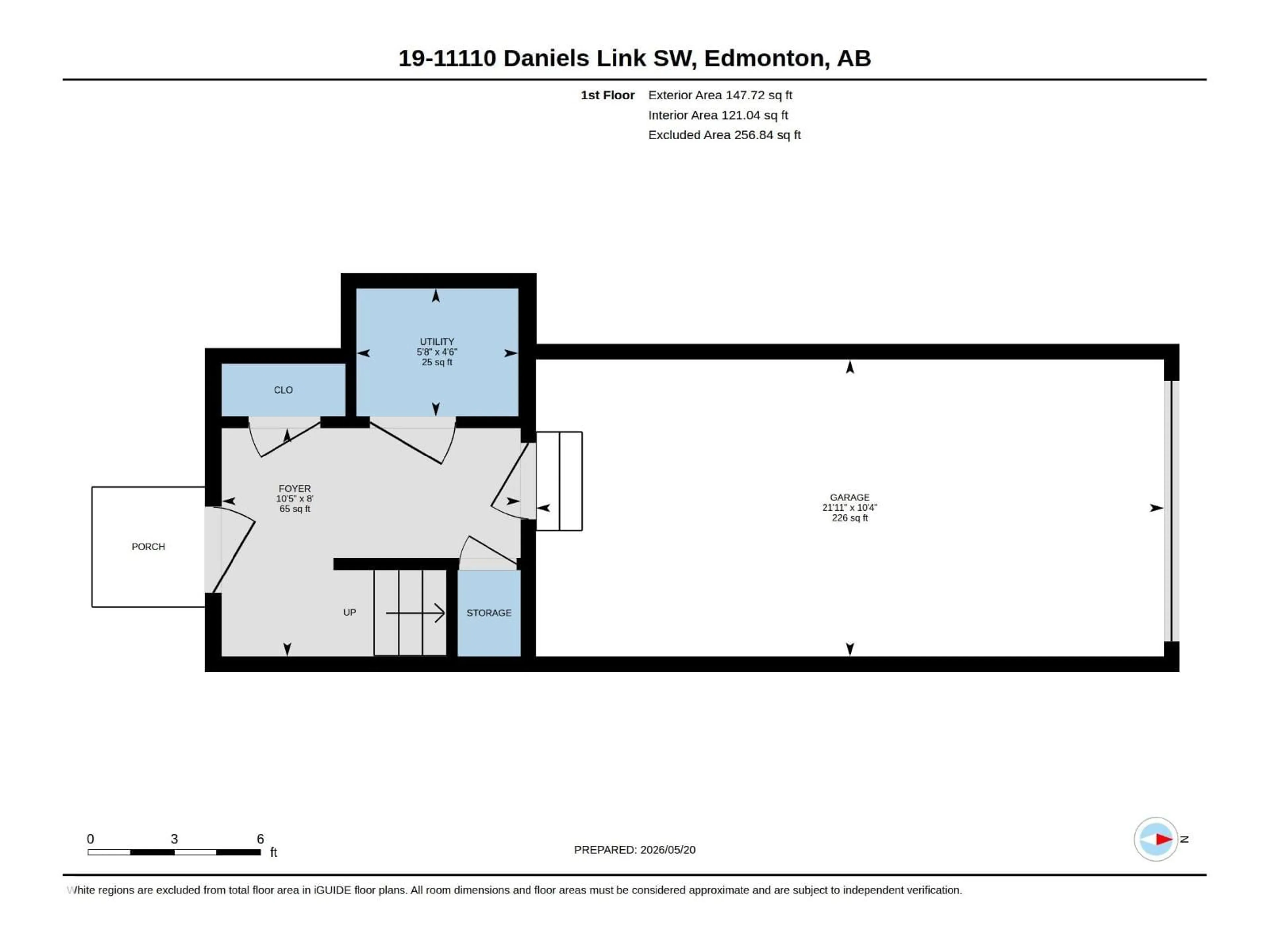 Floor plan for 19 - 1110 DANIELS LINK LI, Edmonton Alberta T6W4N6