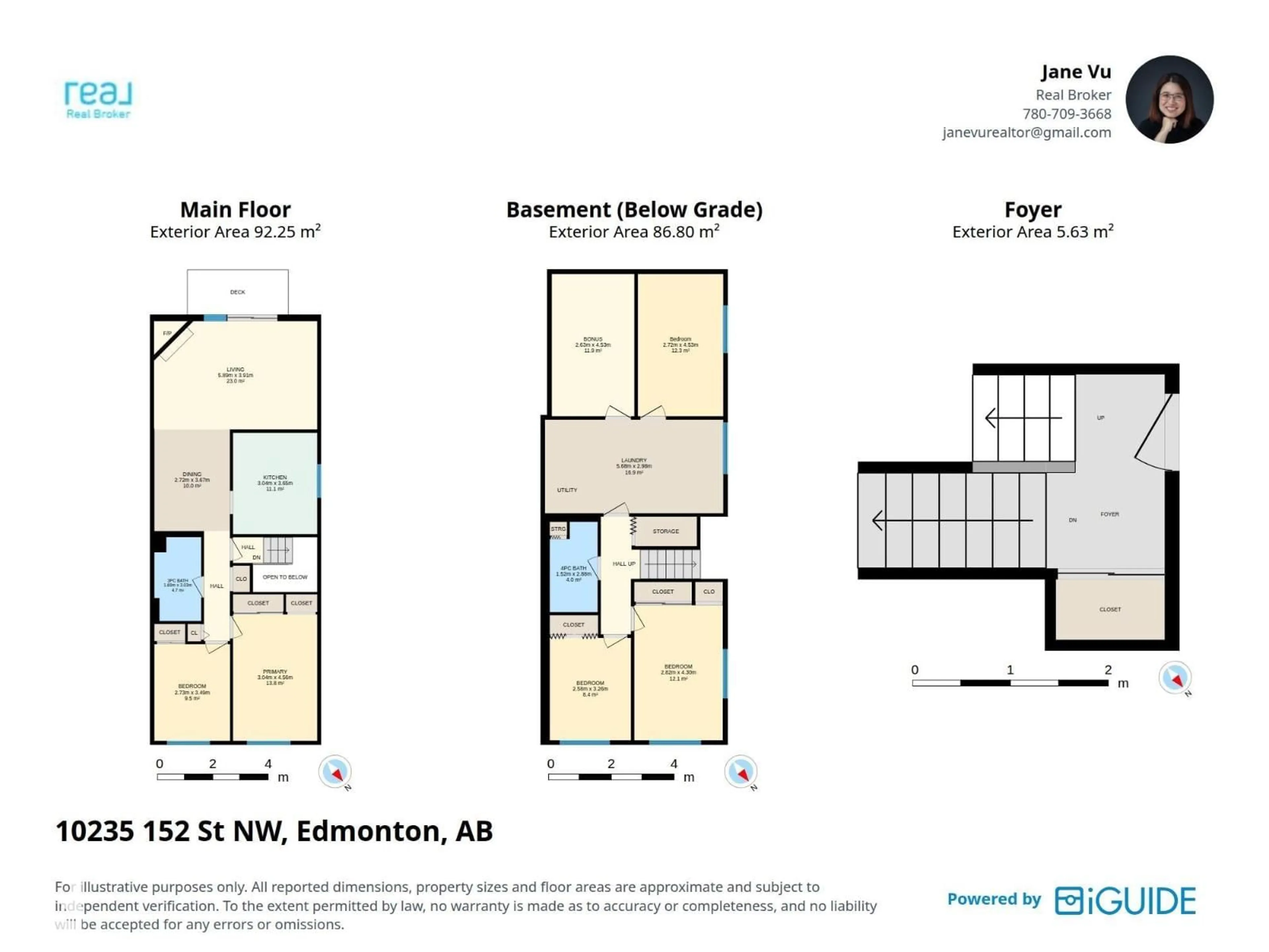 Floor plan for 10235 152 ST, Edmonton Alberta T5P1Y3