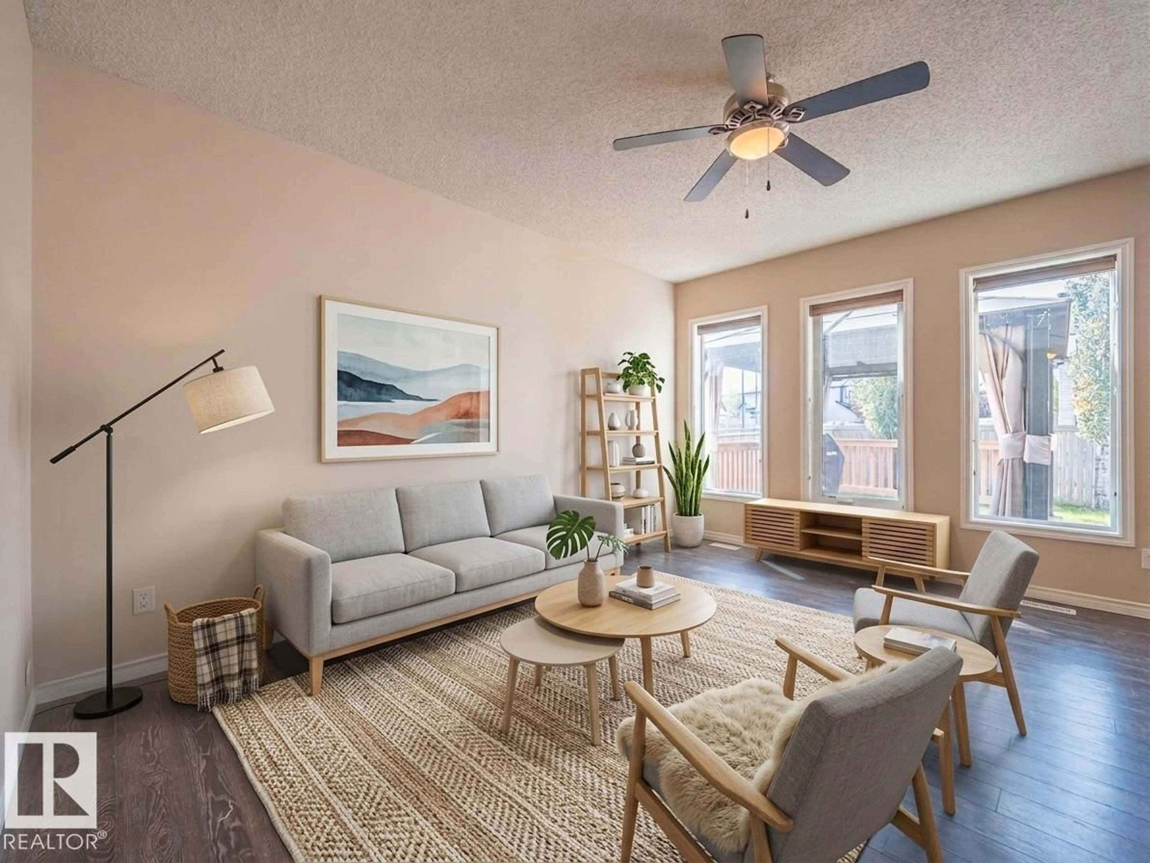 Living room with furniture, unknown for 3233 21A AV, Edmonton Alberta T6T0K5
