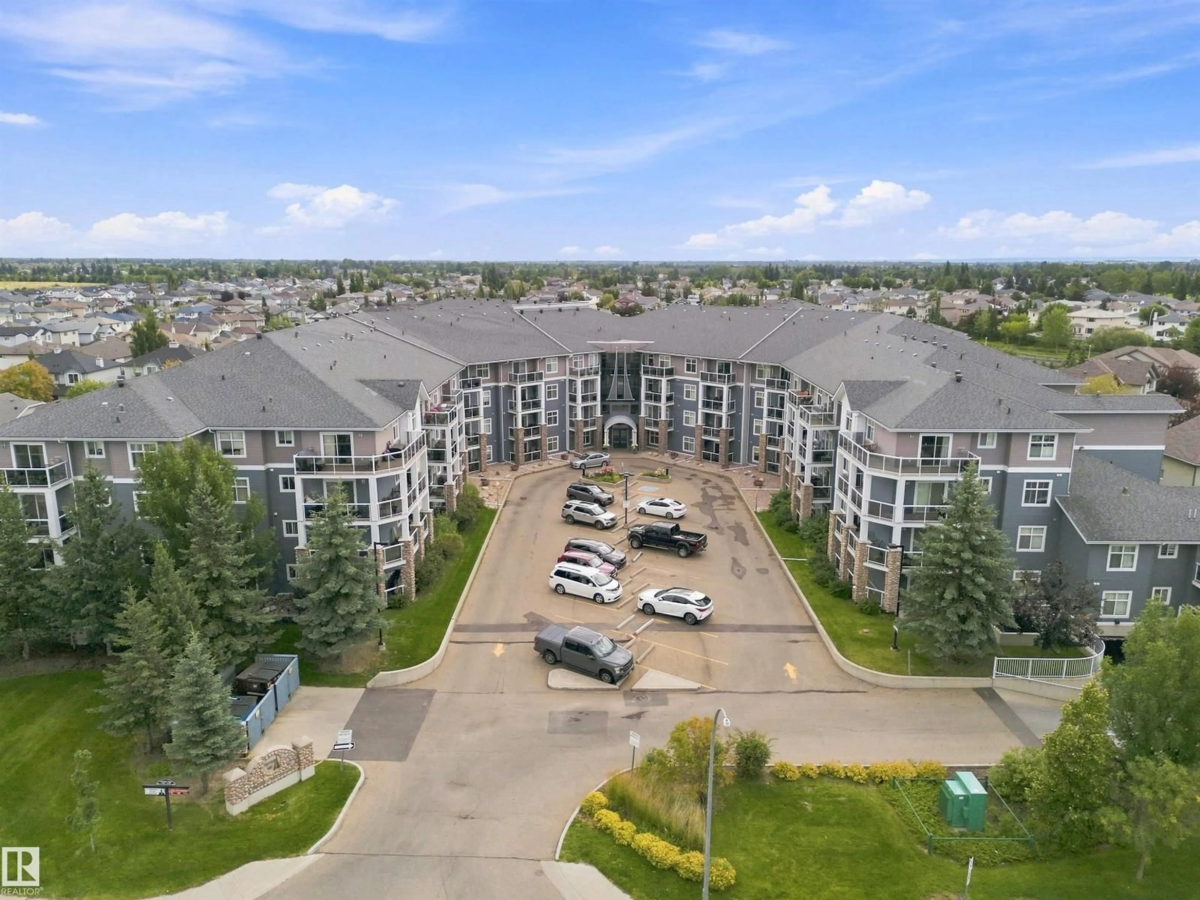 A pic from outside/outdoor area/front of a property/back of a property/a pic from drone, unknown for #219 - 16035 132 ST, Edmonton Alberta T6V0B4