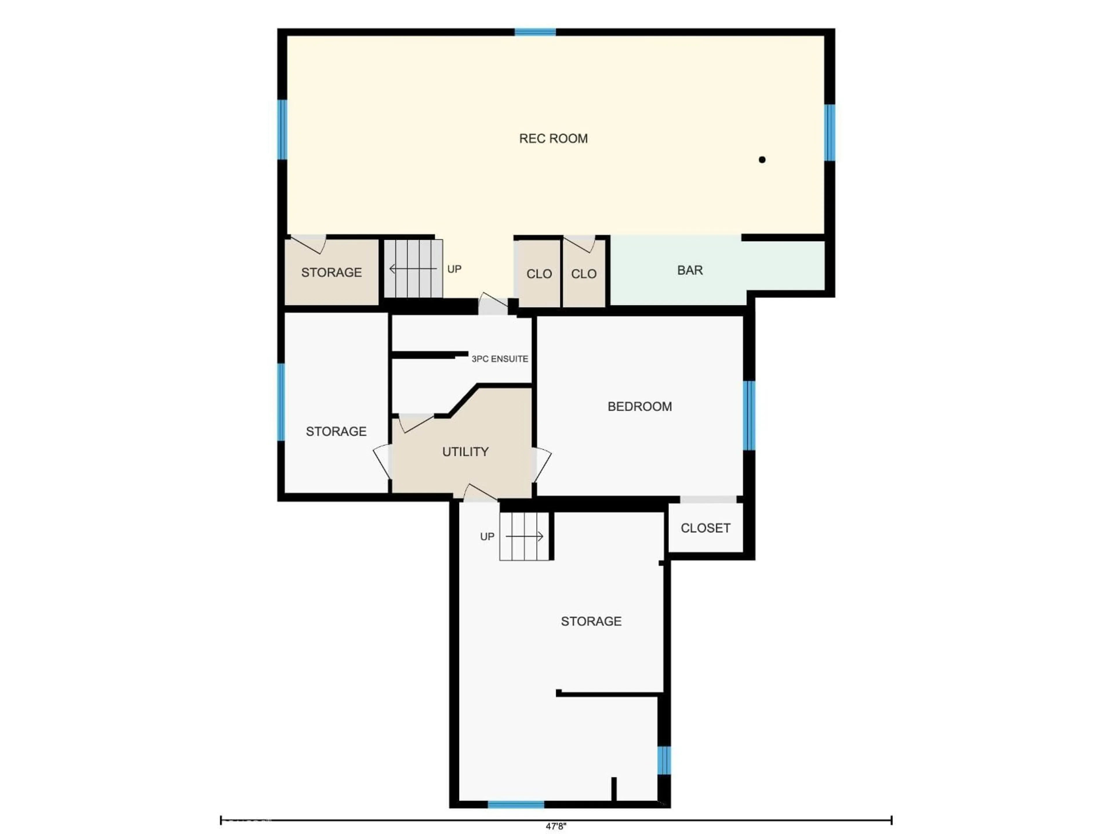 Floor plan for 5208 51 ST, Millet Alberta T0C1Z0