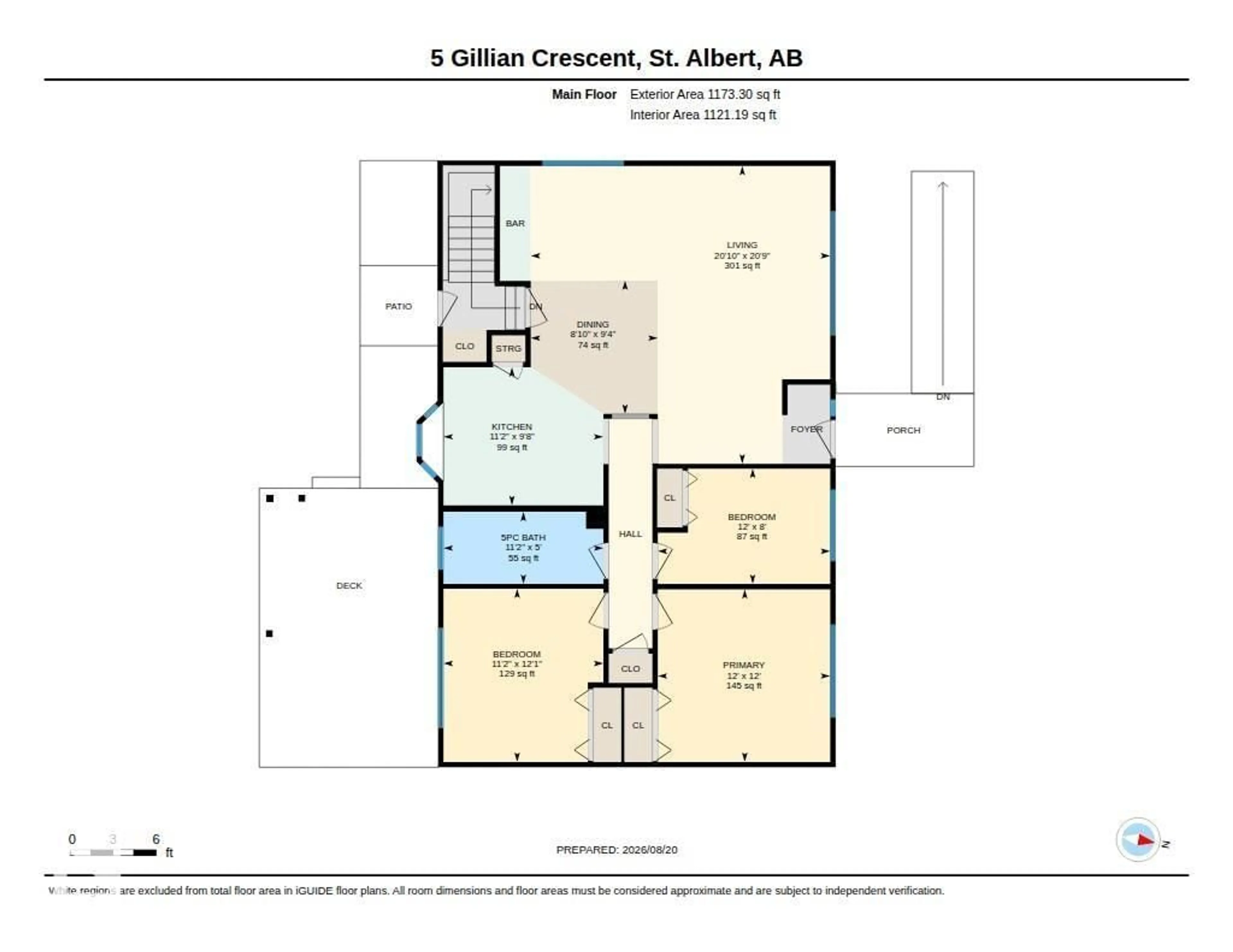 Floor plan for 5 GILLIAN CR, St. Albert Alberta T8N0V9