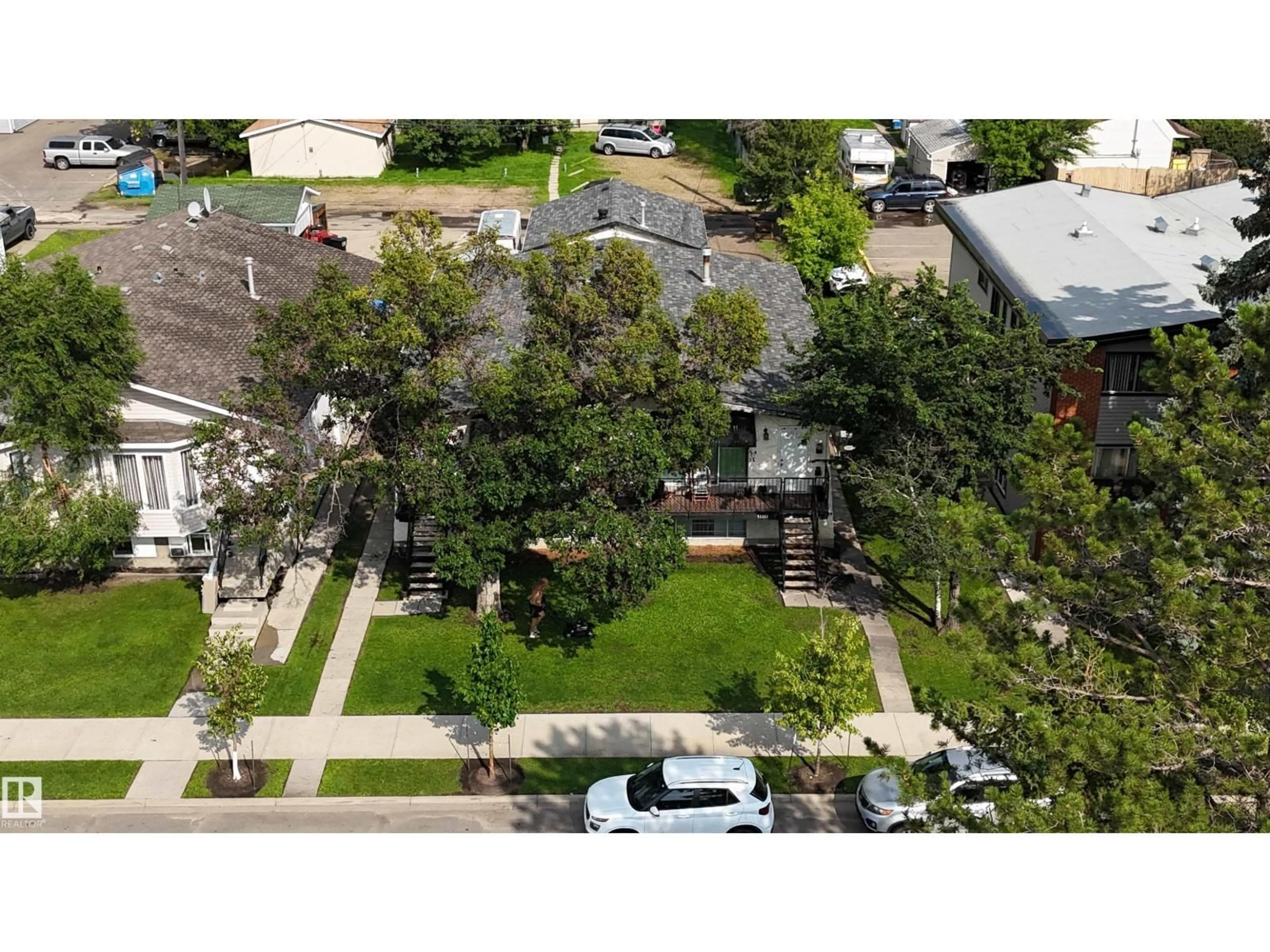 A pic from outside/outdoor area/front of a property/back of a property/a pic from drone, street for NW - 10013 153 ST, Edmonton Alberta T5P2B1