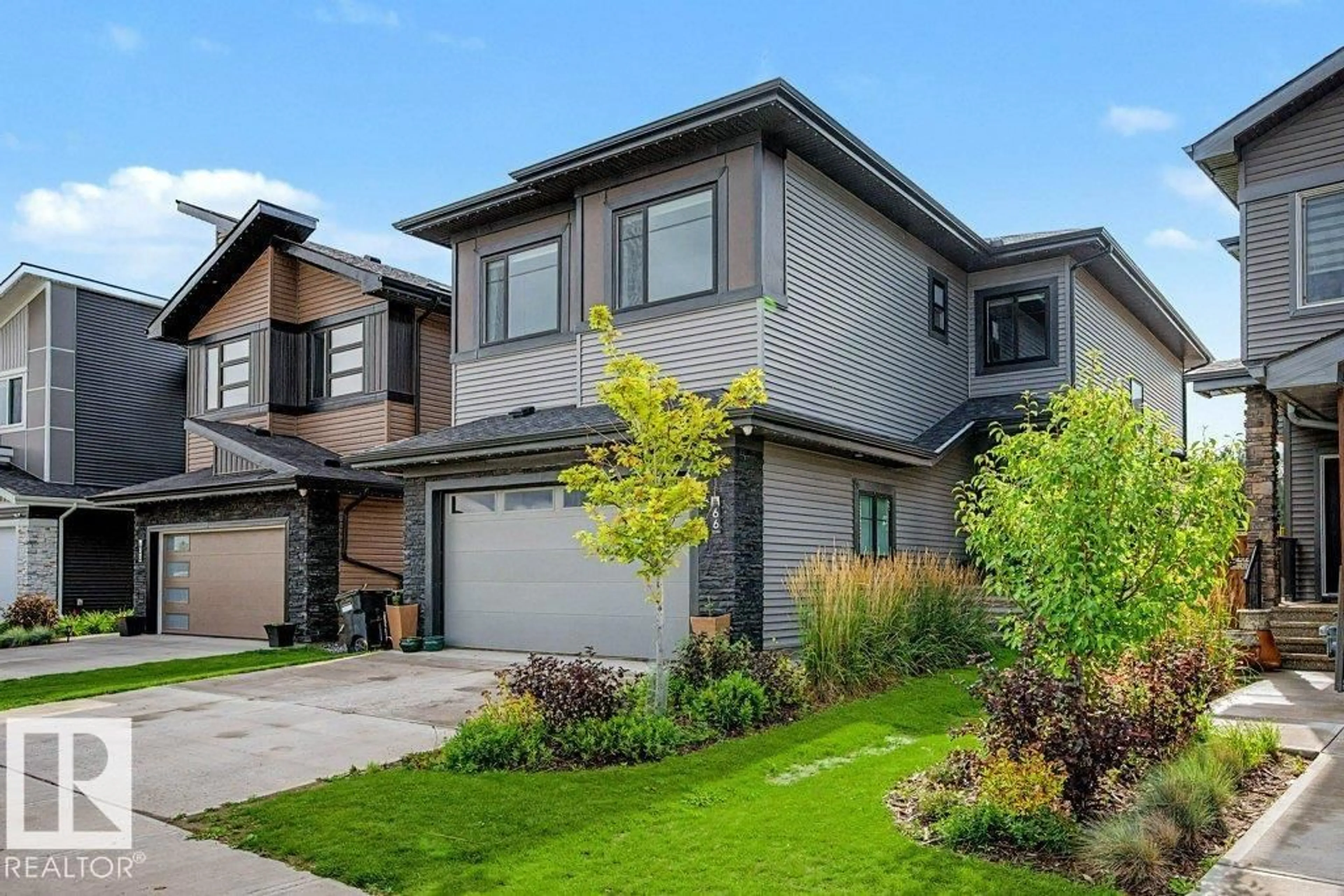 Home with vinyl exterior material, street for 66 FENWYCK BV, Spruce Grove Alberta T7X3G5