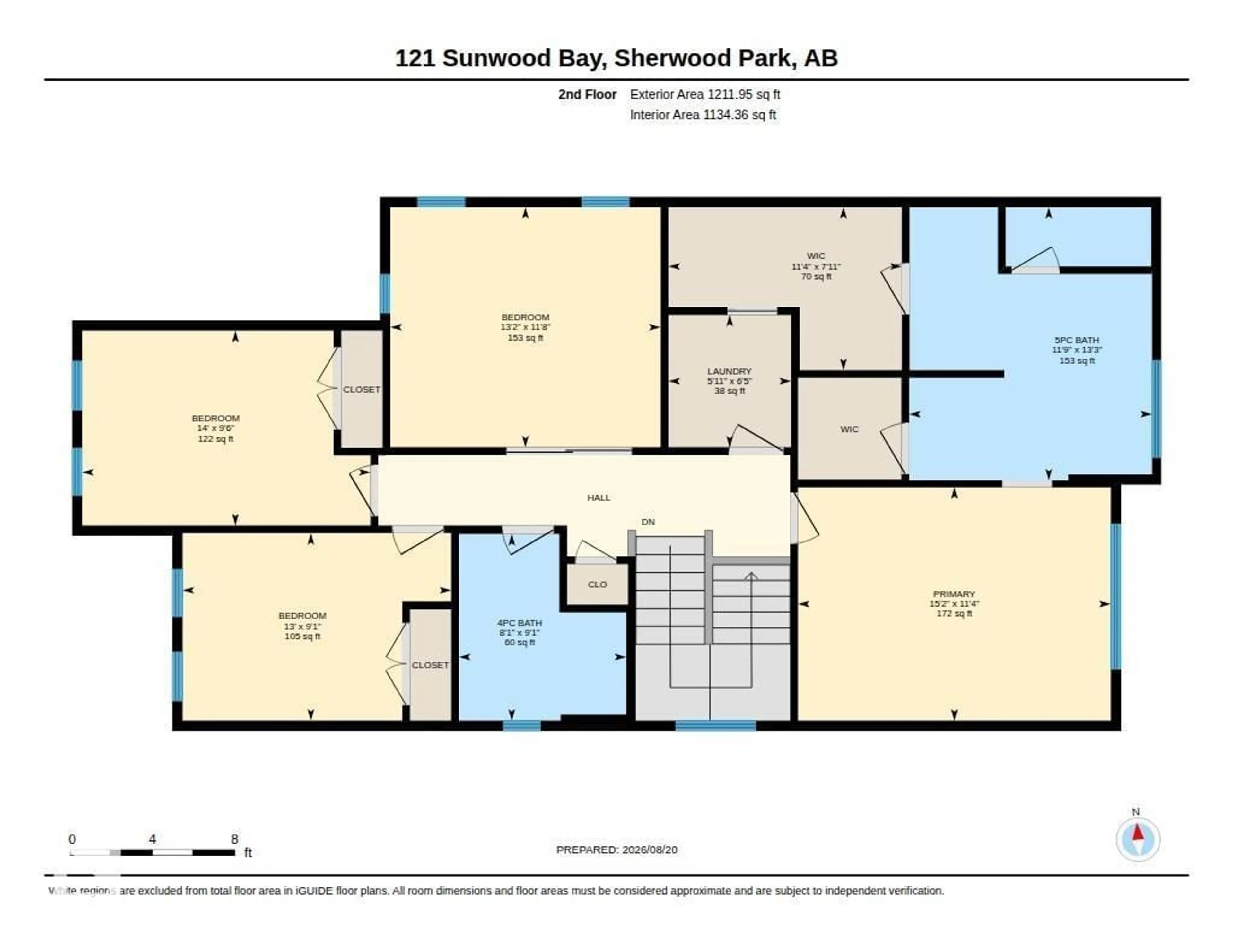 Floor plan for 121 SUNWOOD BAY, Sherwood Park Alberta T8H0Z6