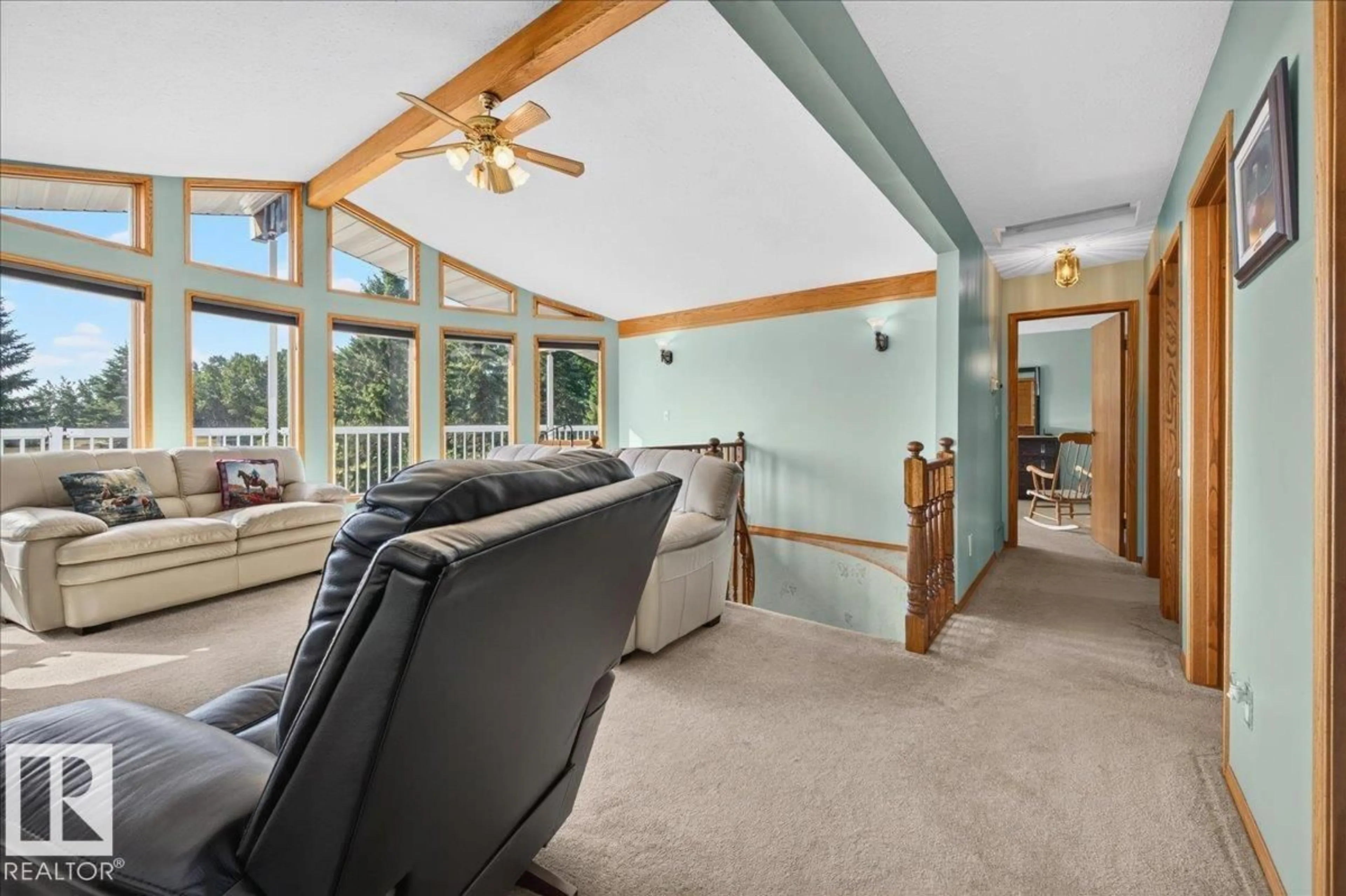 Living room with furniture, unknown for 254009 TWP ROAD 460, Rural Wetaskiwin County Alberta T9A1W8