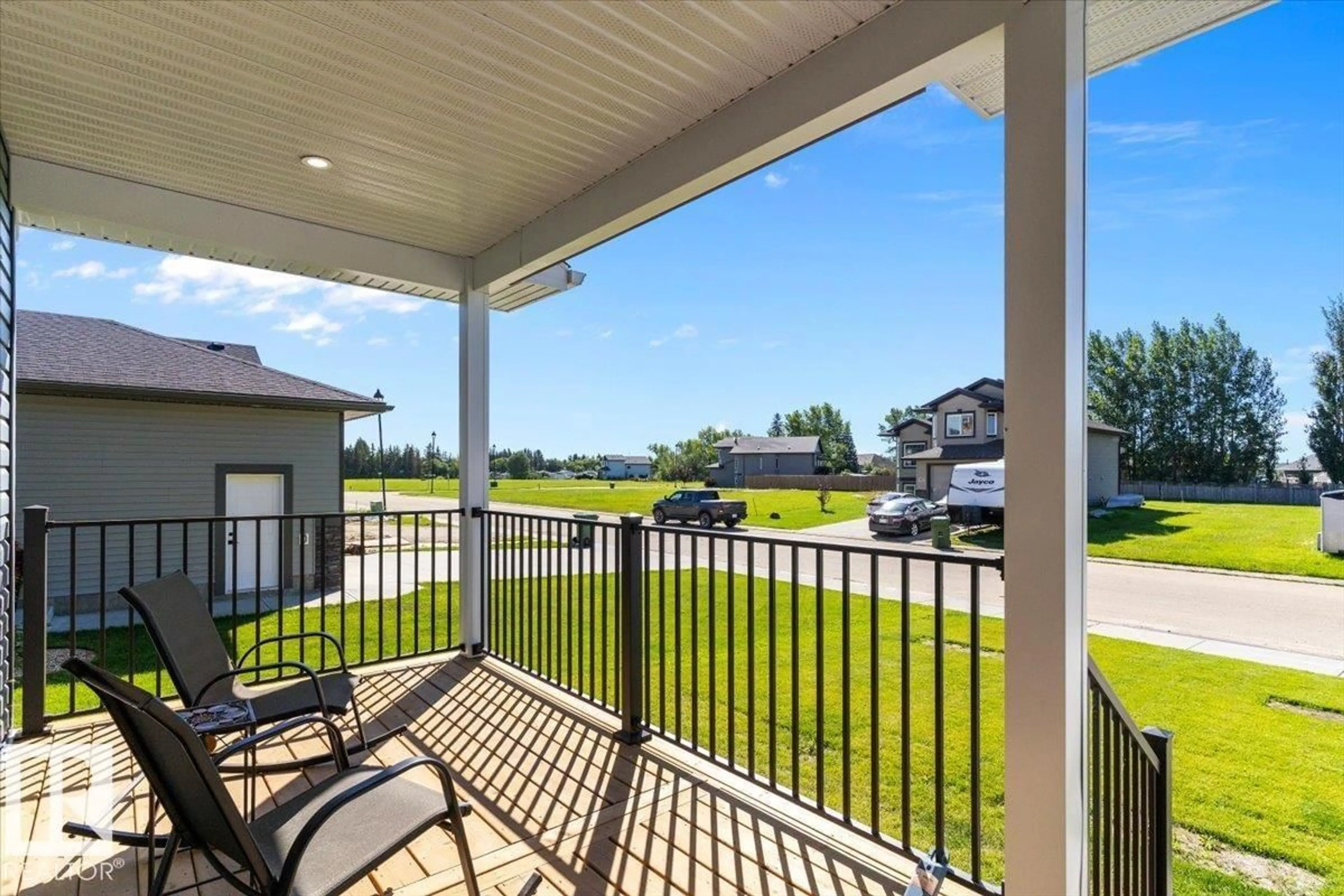 Patio, water/lake/river/ocean view for 5312 55 AV, Tofield Alberta T0B4J0