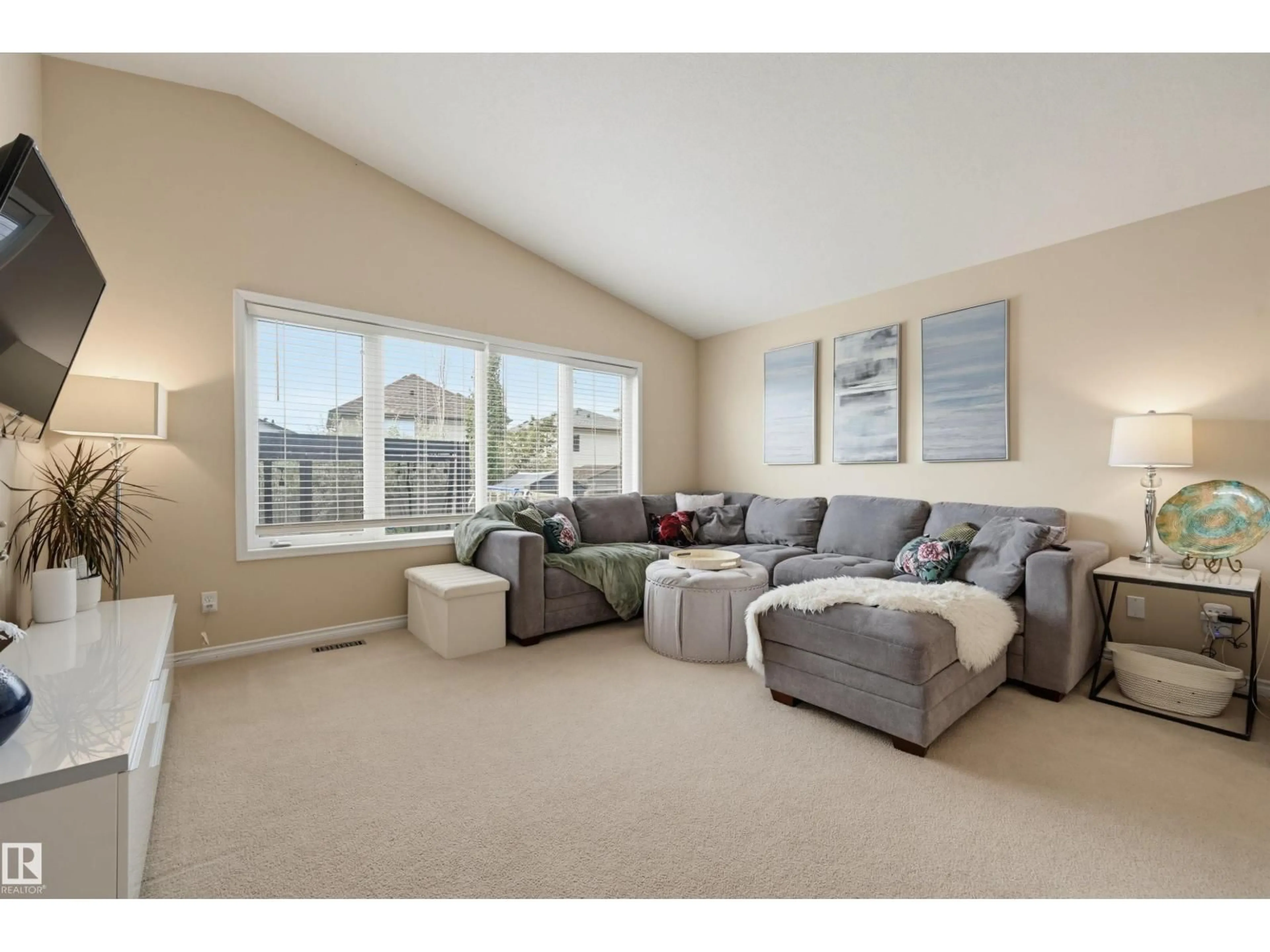 Living room with furniture, unknown for 4017 158 AV, Edmonton Alberta T5Y0A3