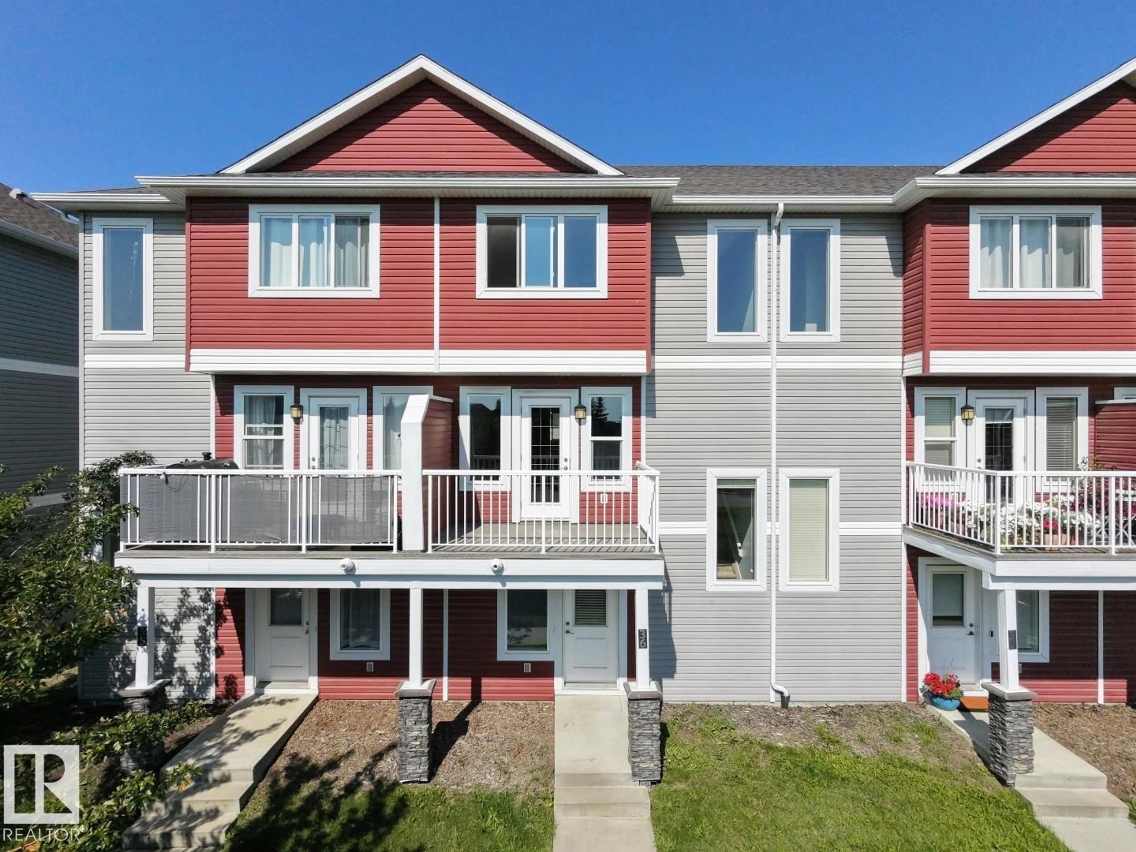 Home with vinyl exterior material, street for #36 - 1816 RUTHERFORD ROAD, Edmonton Alberta T6W2K6
