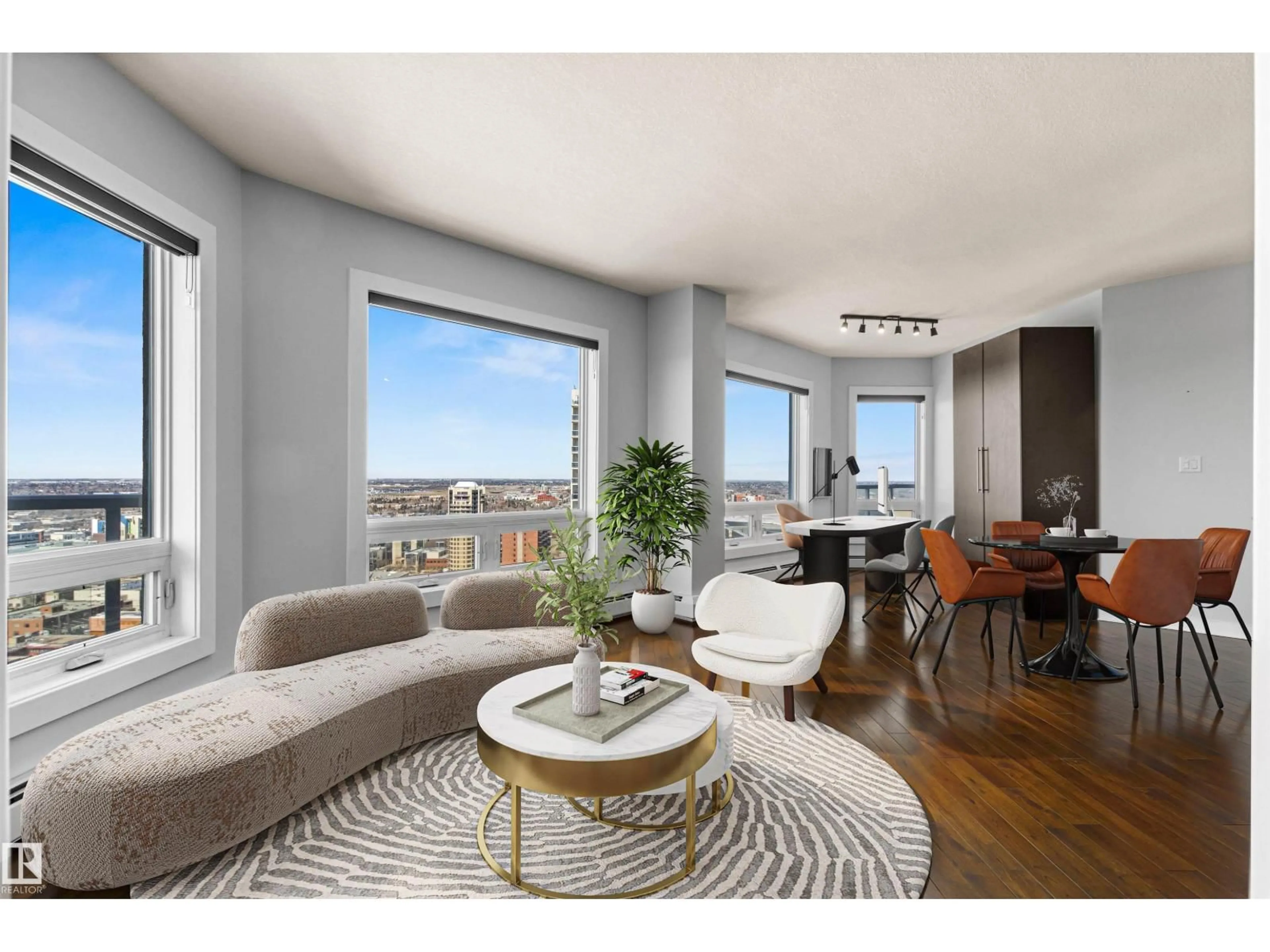 Living room with furniture, unknown for 10152 - 2401 104 ST, Edmonton Alberta T5J0B6