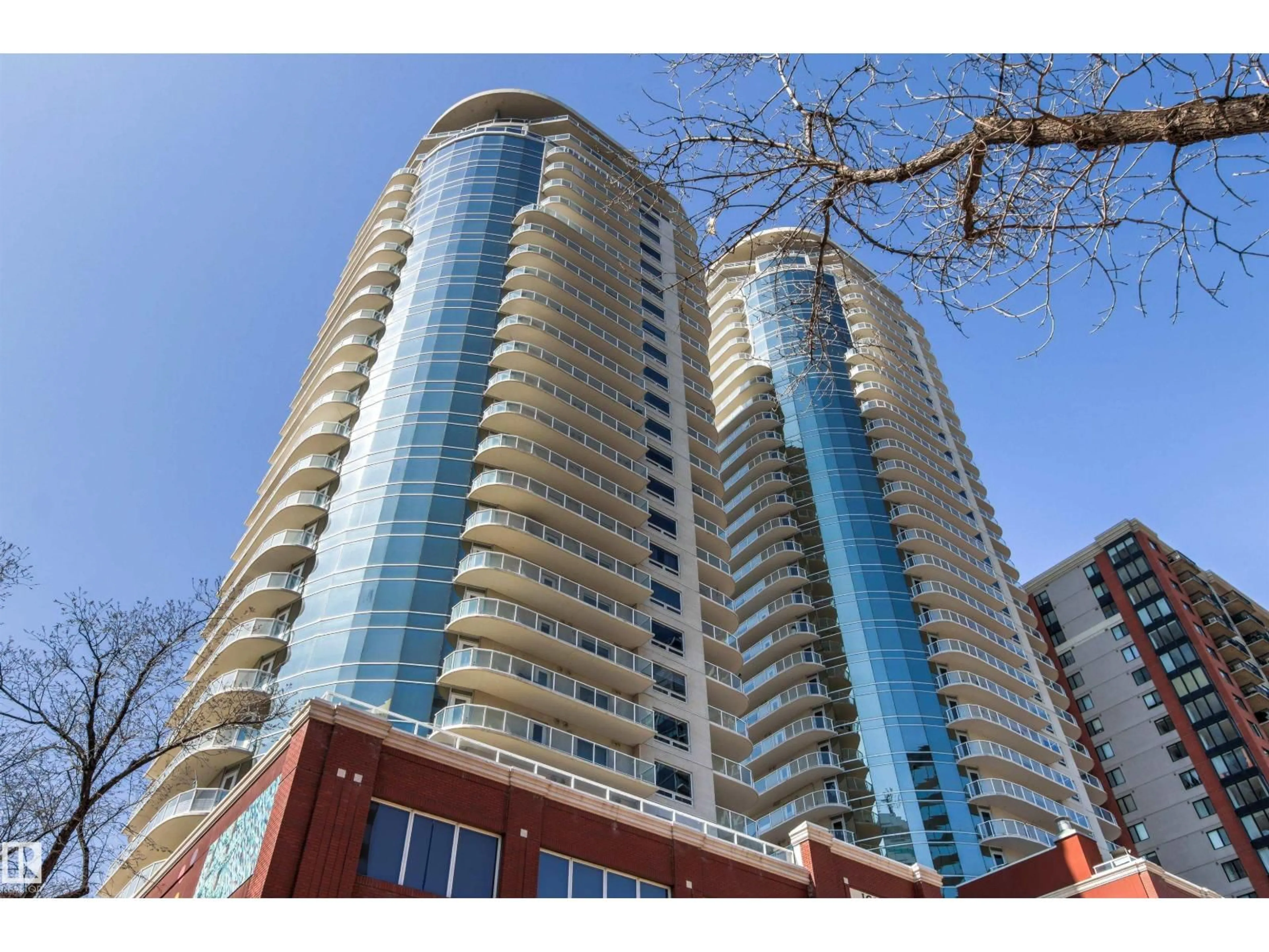 Balcony in the apartment, city buildings view from balcony for 10152 - 2401 104 ST, Edmonton Alberta T5J0B6