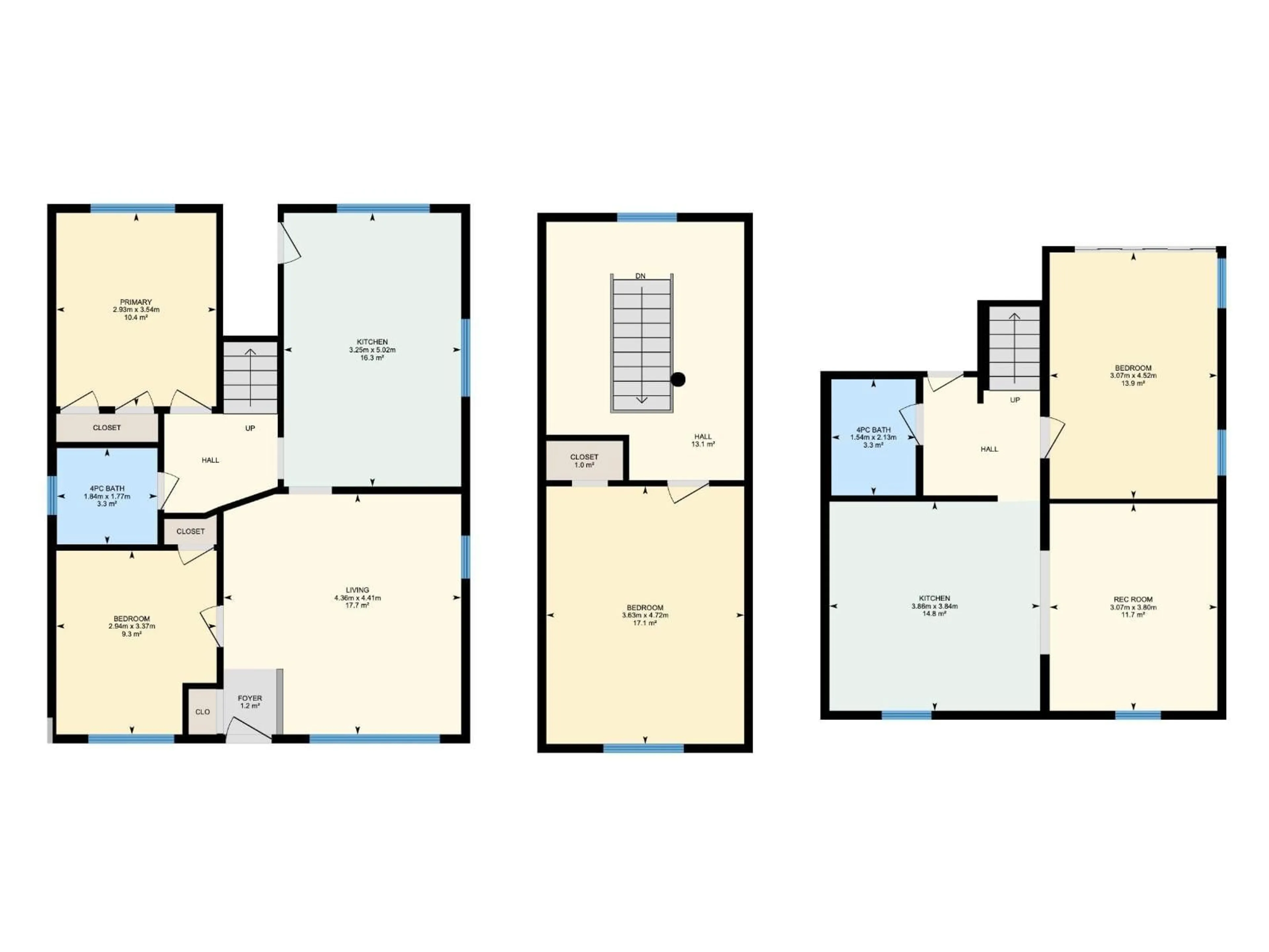 Floor plan for 12919 66 ST, Edmonton Alberta T5C0A6