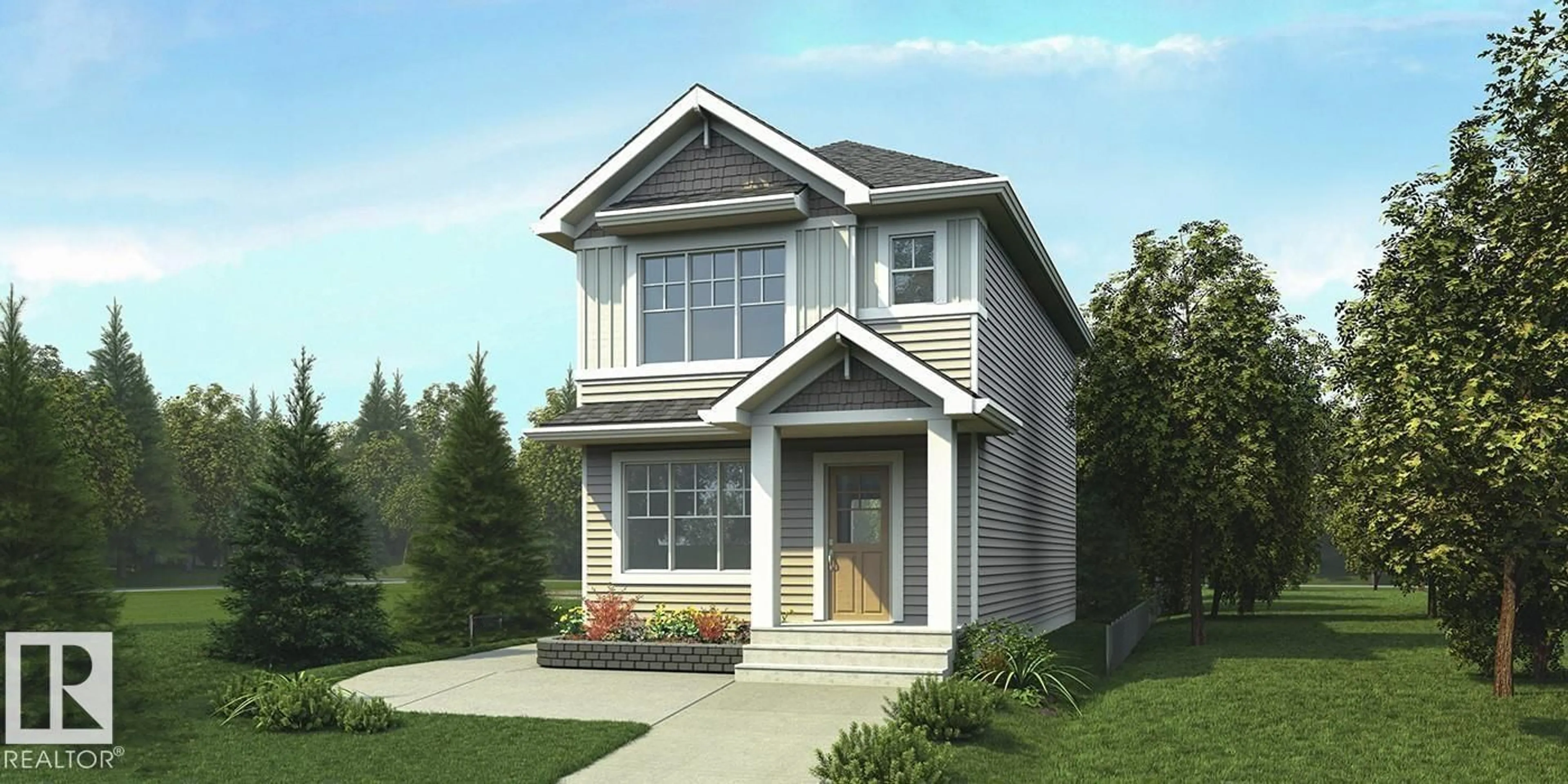 Home with vinyl exterior material, street for NW - 1617 210A ST, Edmonton Alberta T6M3N9