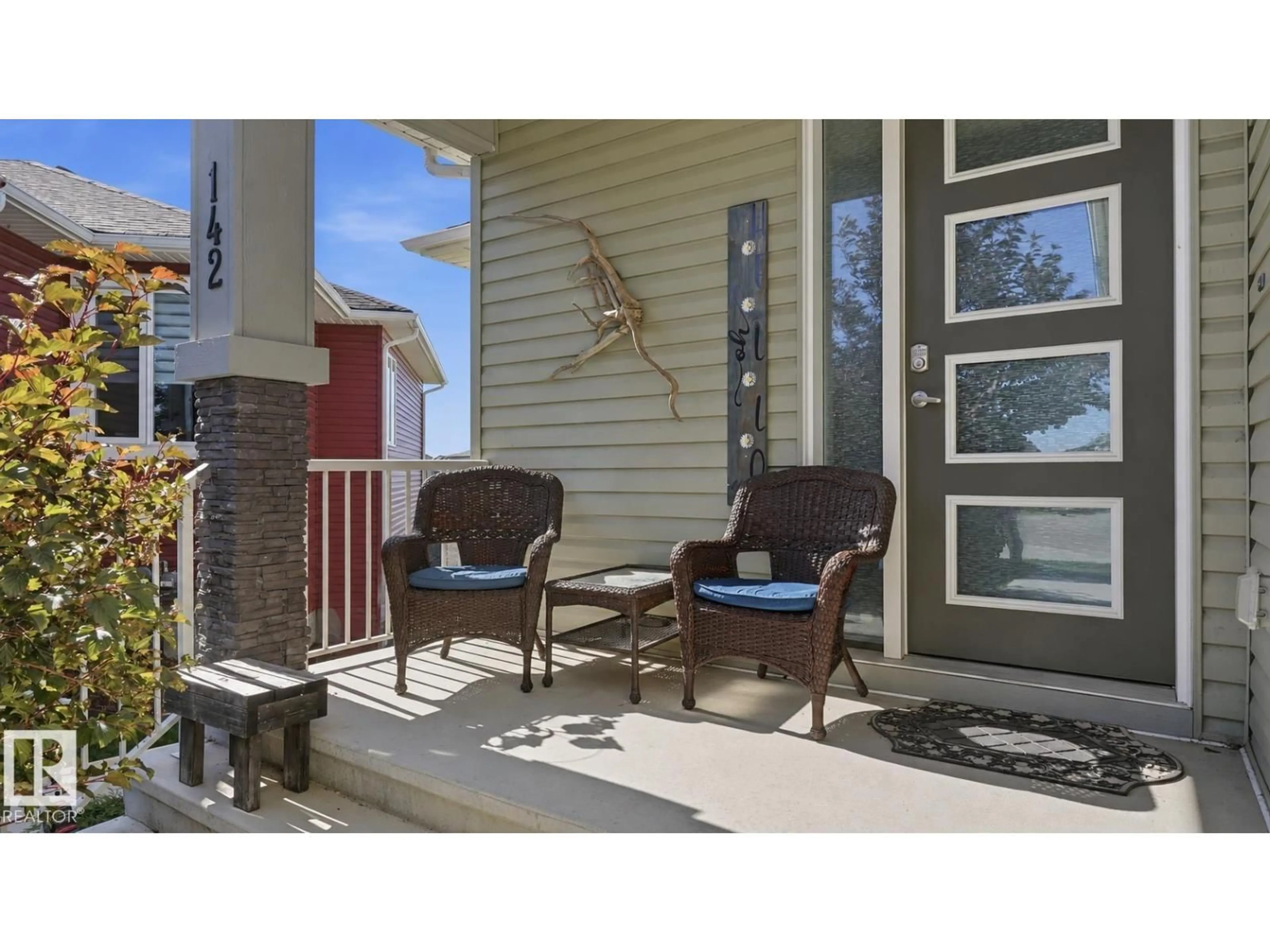 Patio, street for 142 ASTON BN, Leduc Alberta T9E1L9
