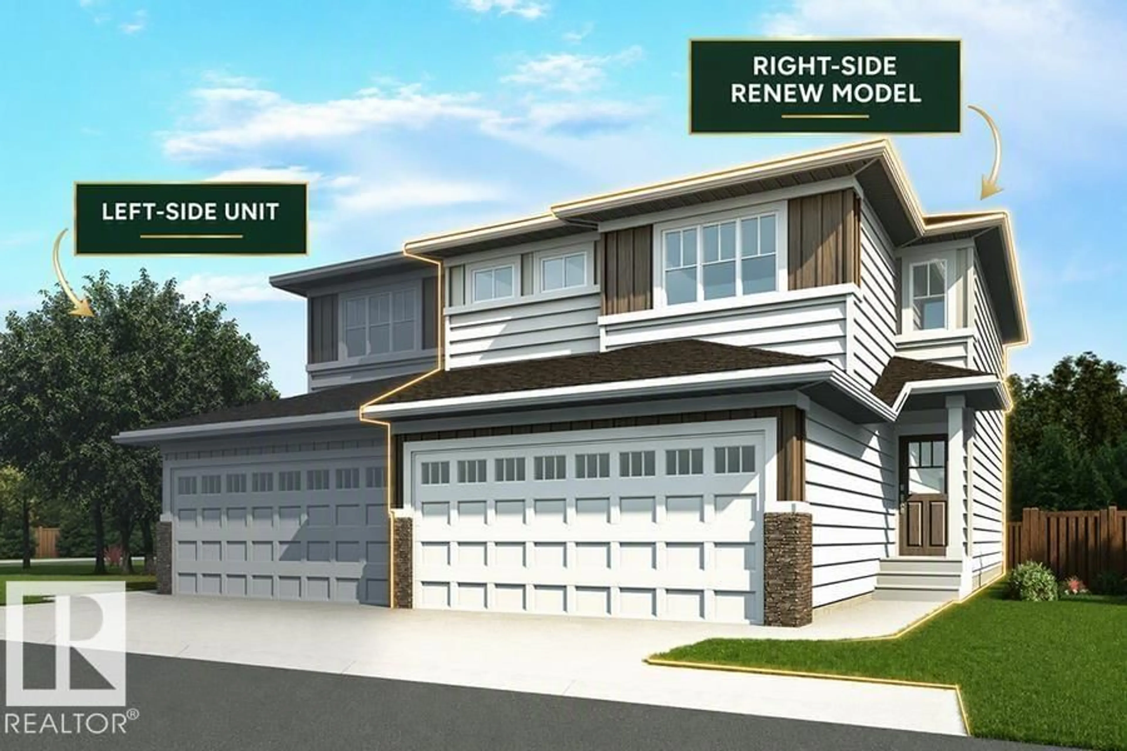 Home with vinyl exterior material, street for 1715 8 ST, Edmonton Alberta T6T2X9