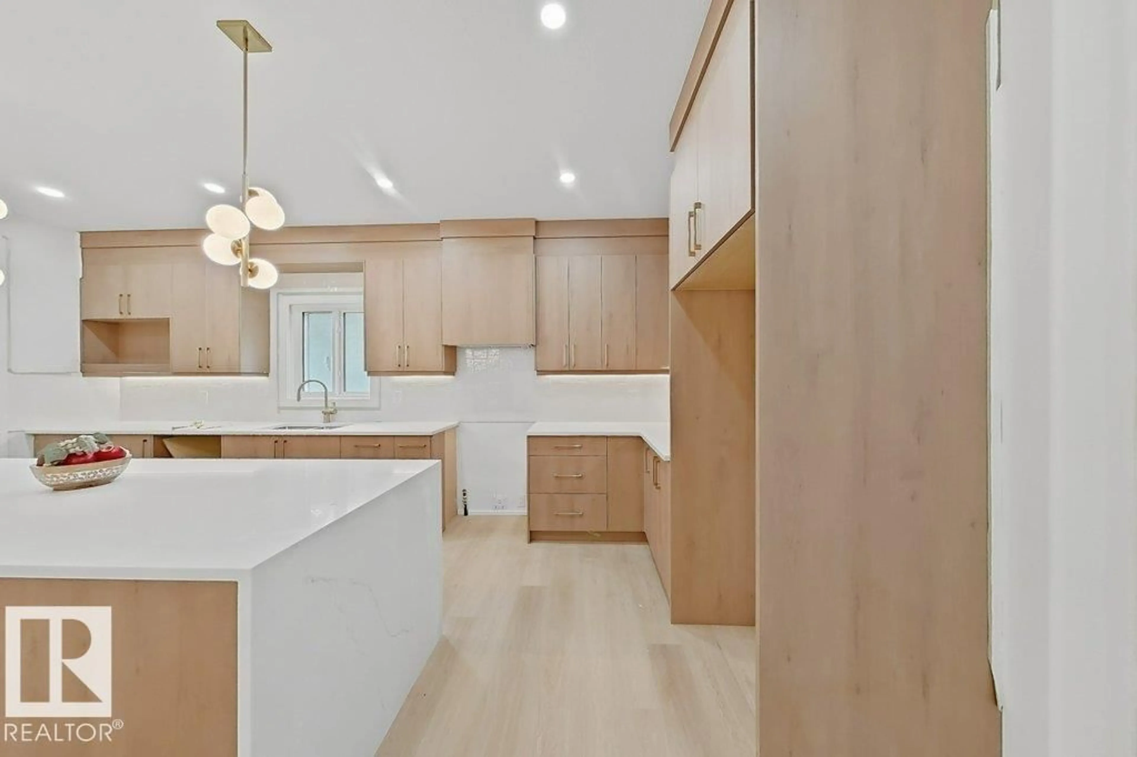 Open concept kitchen, unknown for 9736 73 AV, Edmonton Alberta T6E1B4