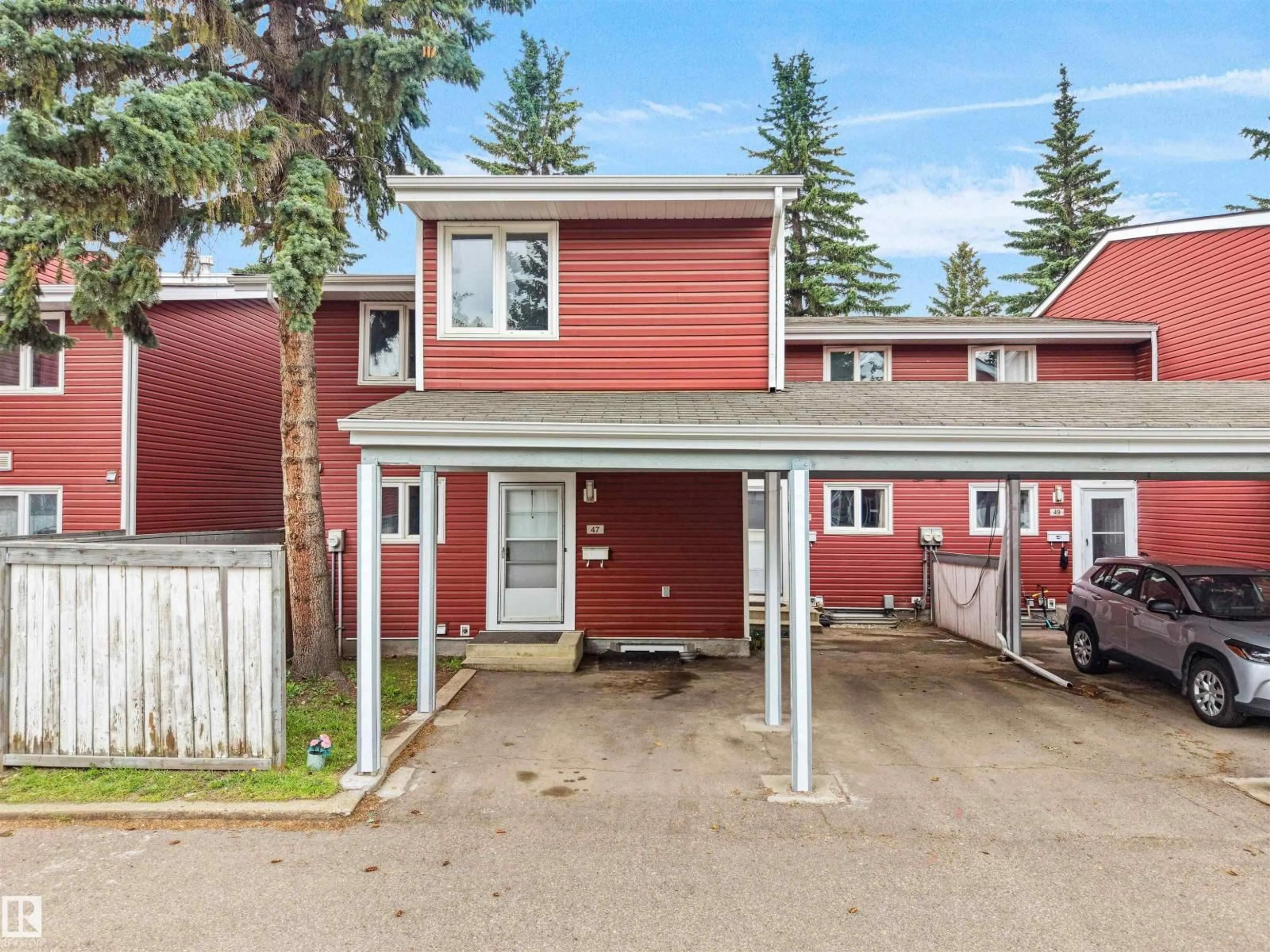 A pic from outside/outdoor area/front of a property/back of a property/a pic from drone, street for #47 - 1904 48 ST, Edmonton Alberta T6L5H3