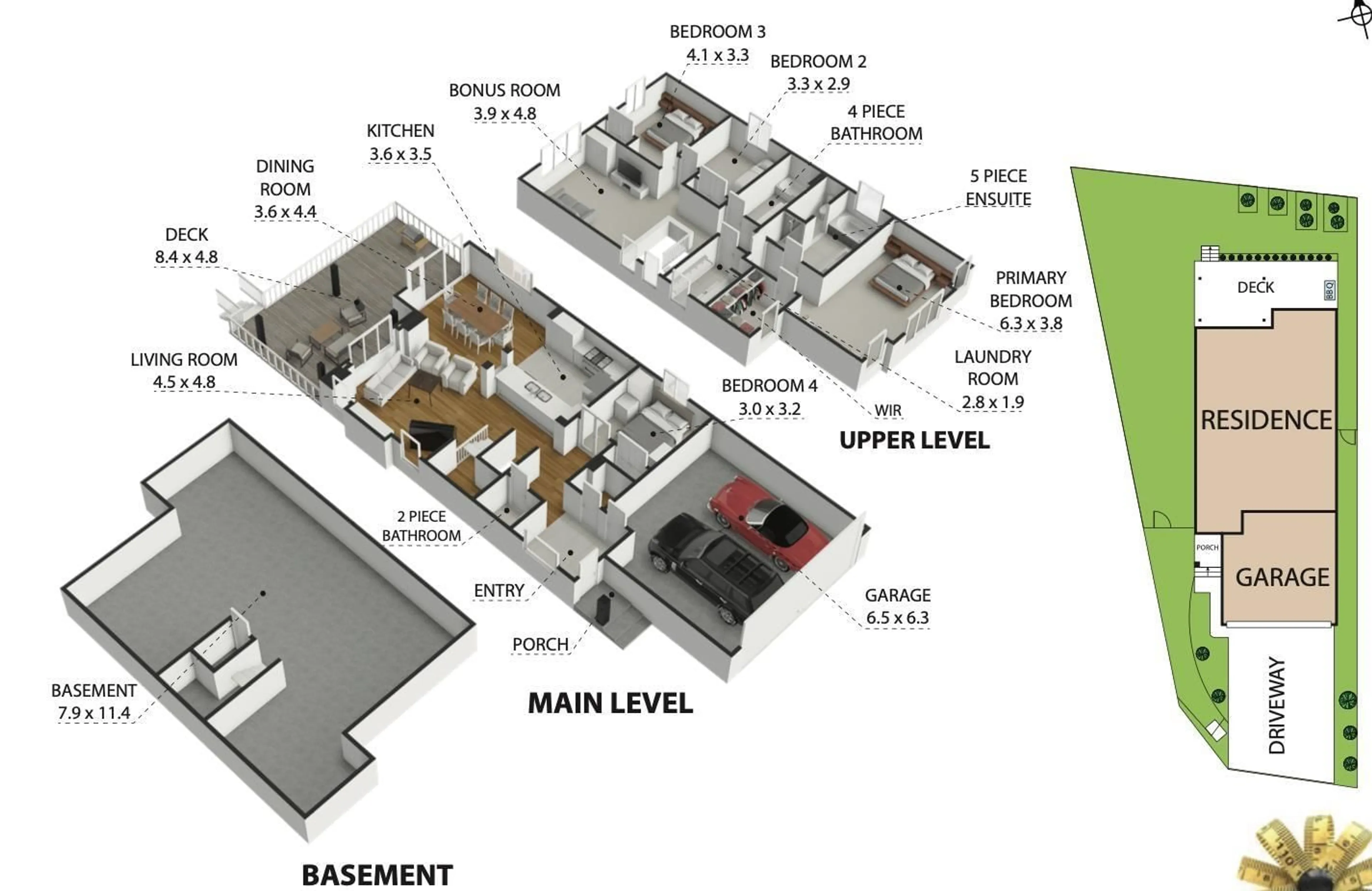 Floor plan for PM NW - 1038 SECORD PROMENADE, Edmonton Alberta T5T4N3