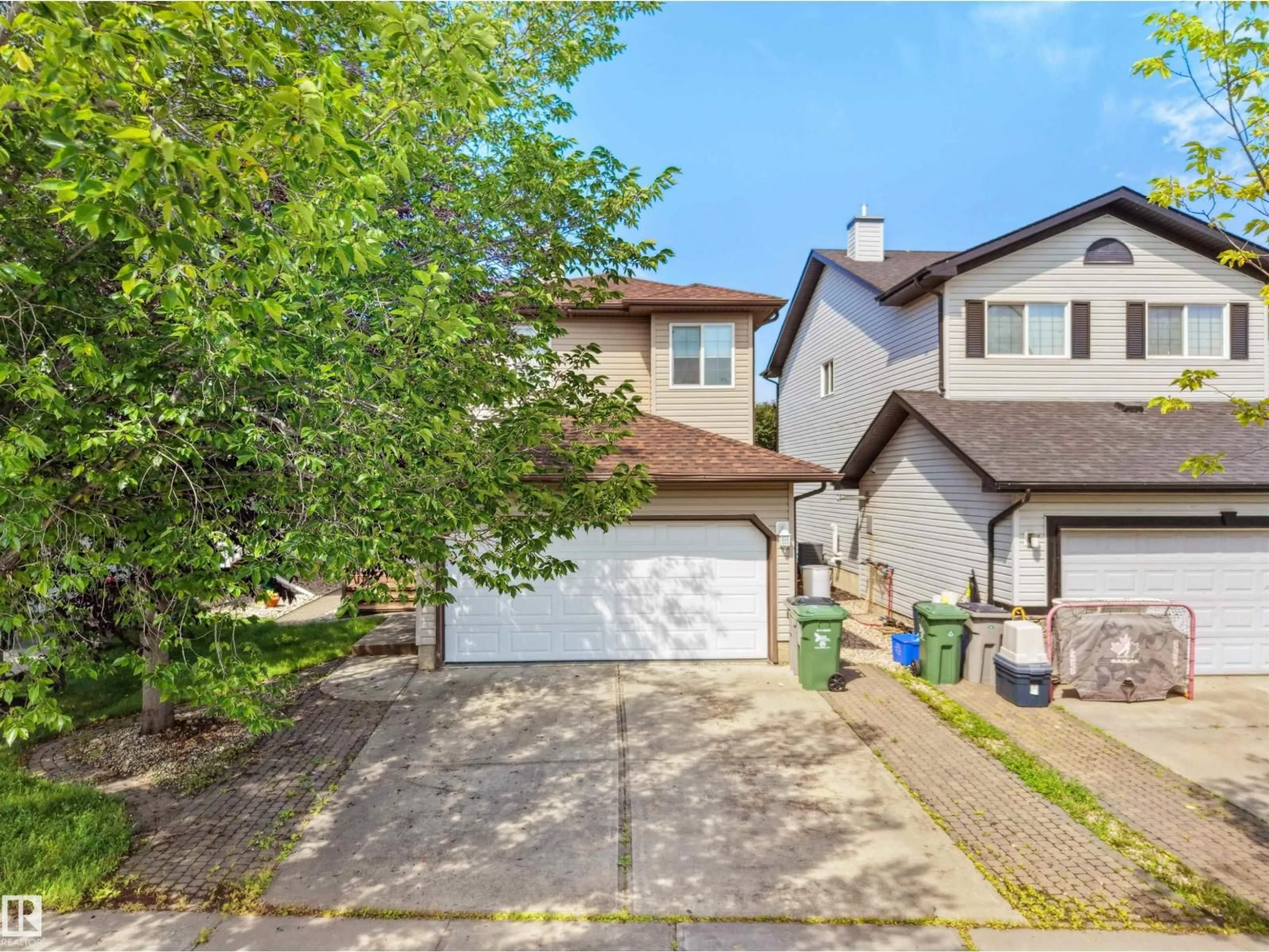 A pic from outside/outdoor area/front of a property/back of a property/a pic from drone, street for 4808 34, Beaumont Alberta T4X1V2