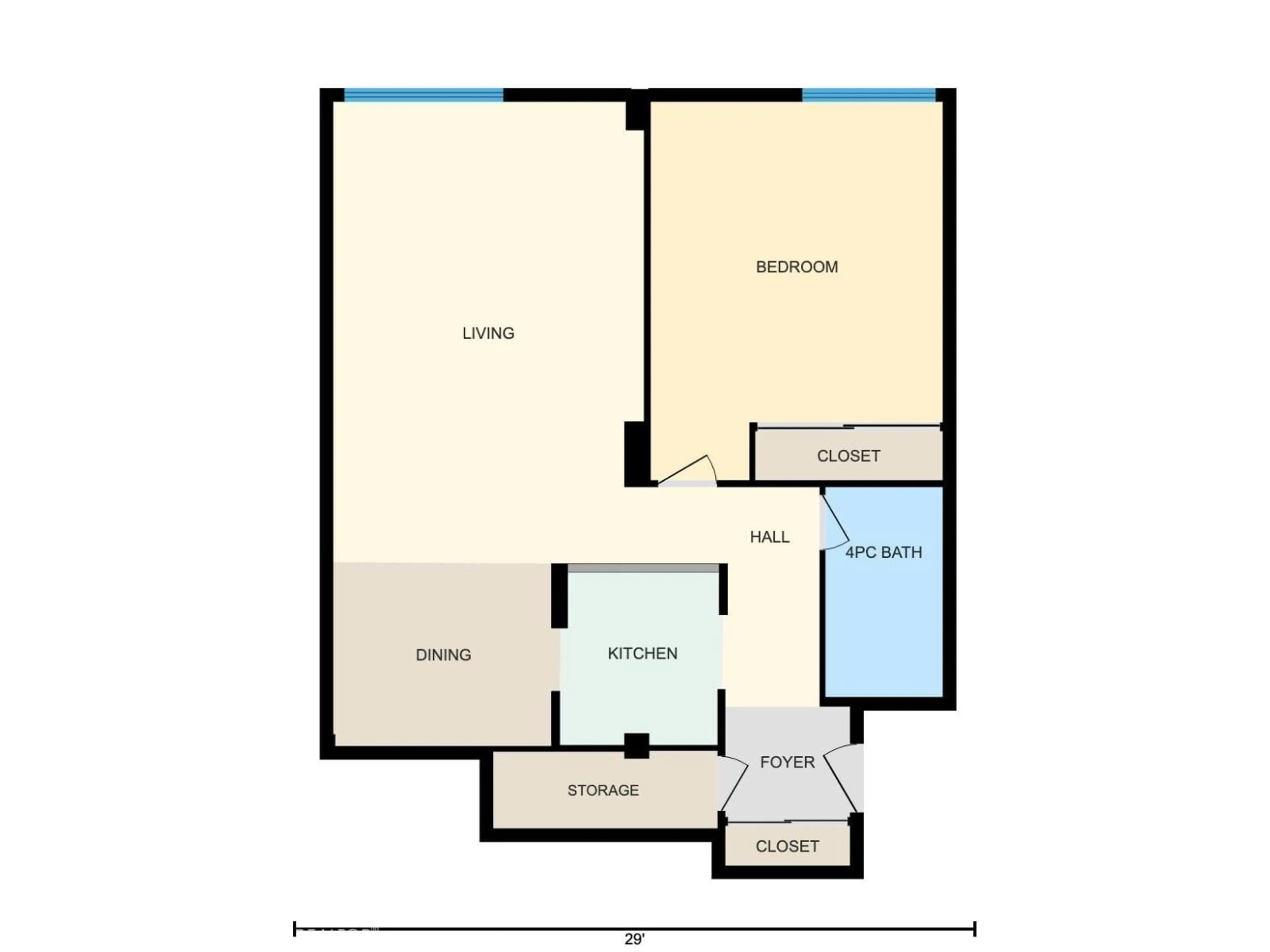 Floor plan for 10011 - 1201 116 ST, Edmonton Alberta T5K1V4