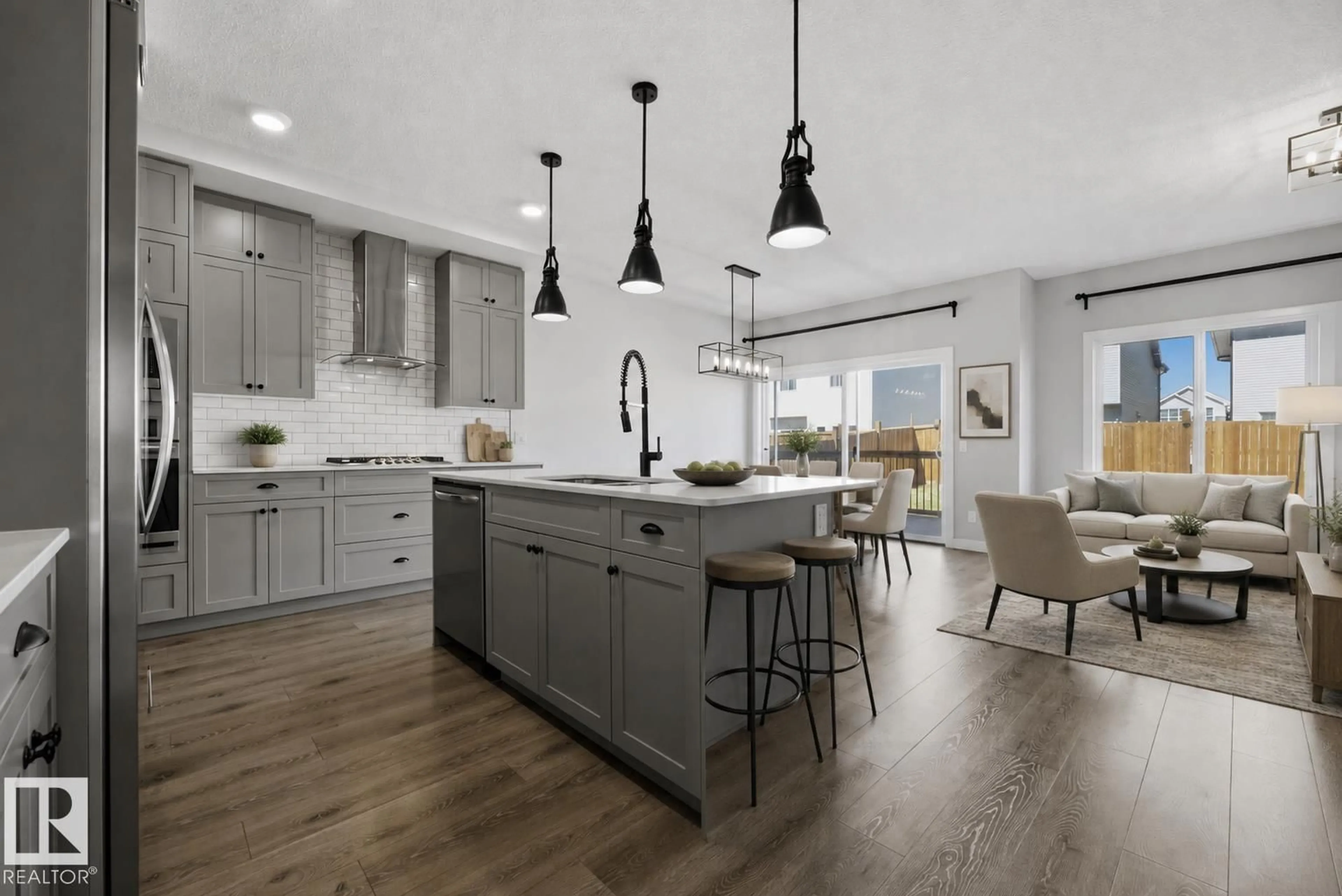 Open concept kitchen, unknown for 3234 CHERNOWSKI WY, Edmonton Alberta T6W4G4