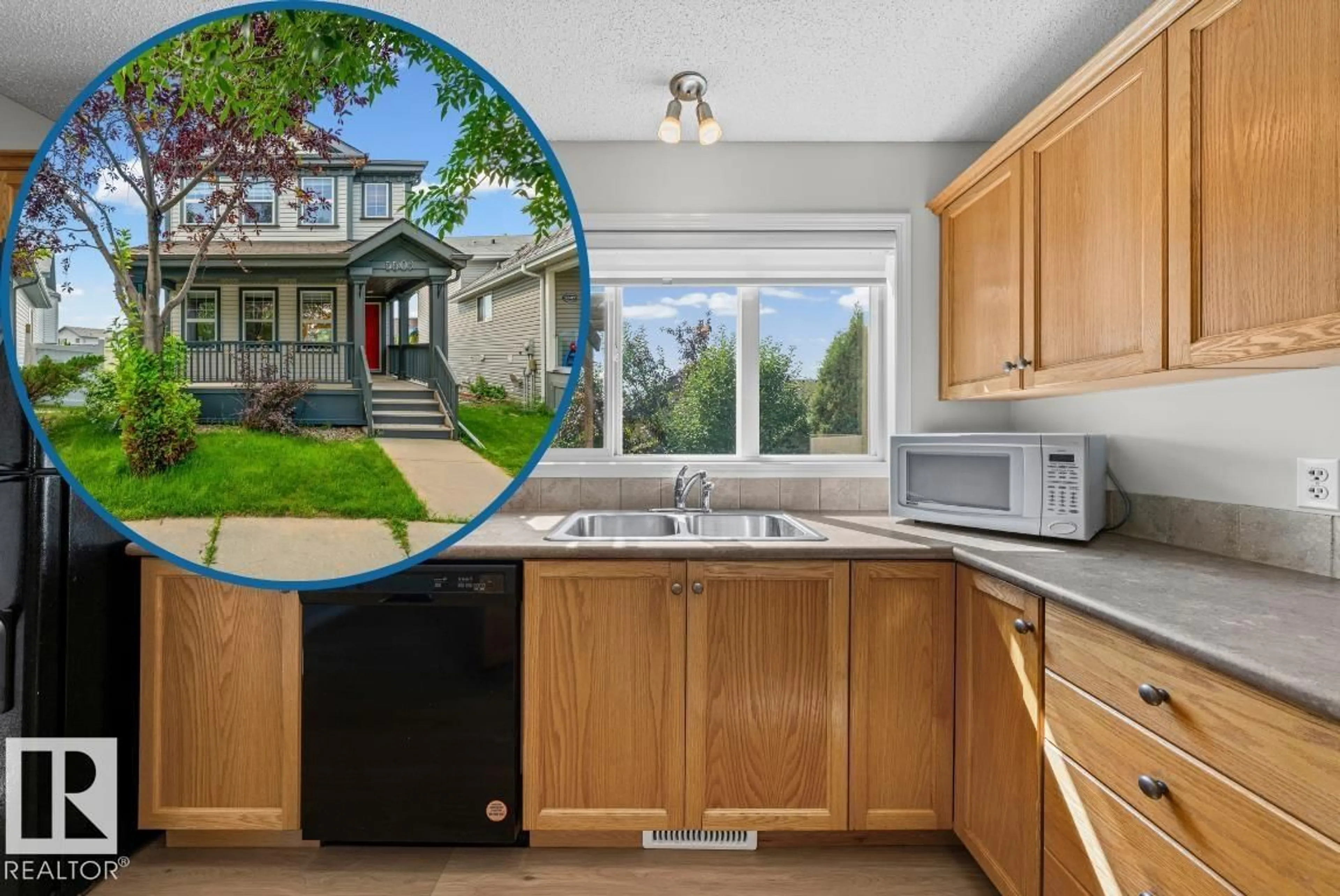 Open concept kitchen, unknown for NW - 5509 STEVENS CR, Edmonton Alberta T6R3R4