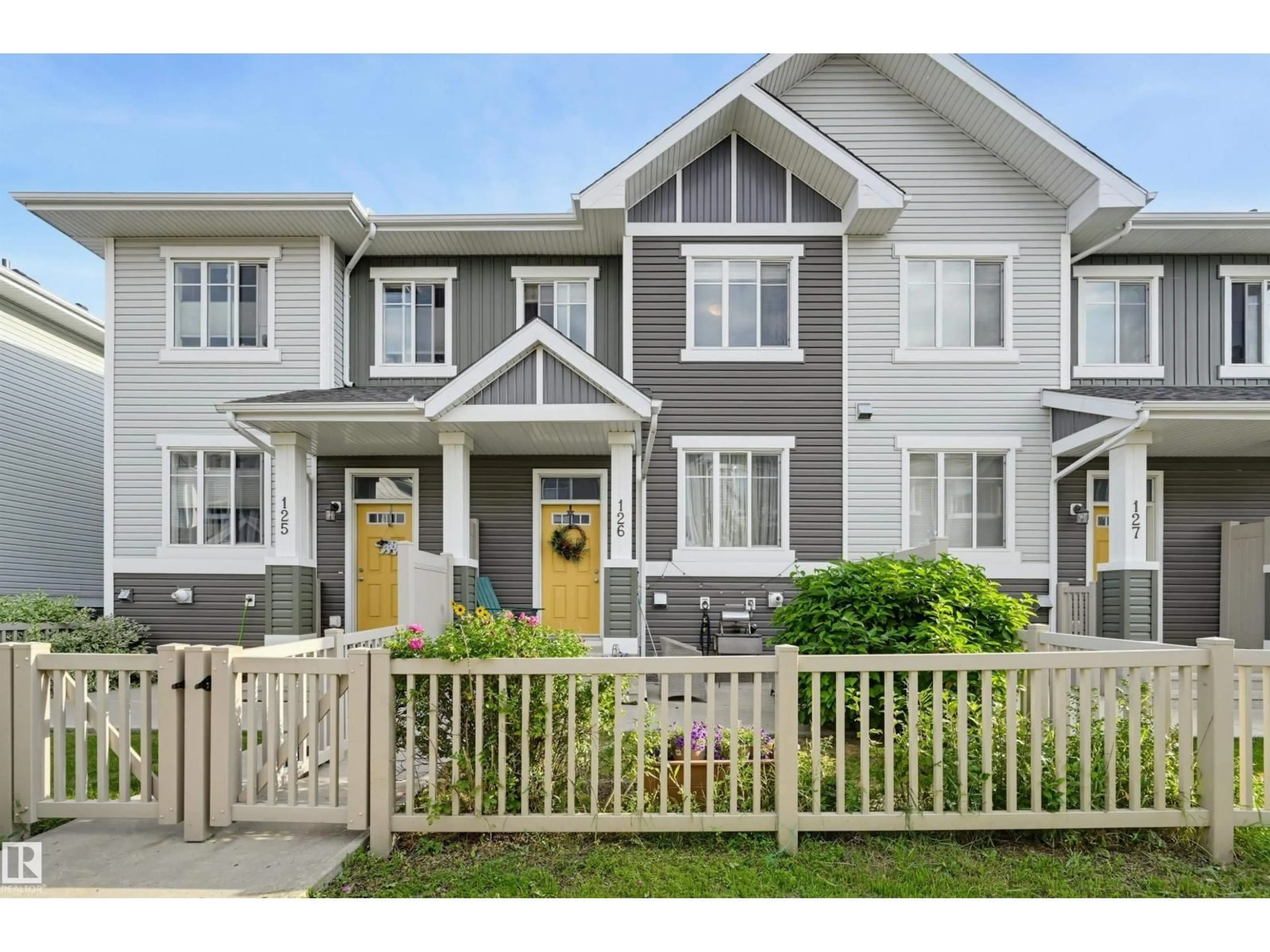 Home with vinyl exterior material, street for 126 2905 141 ST SW, Edmonton Alberta T6W3M4